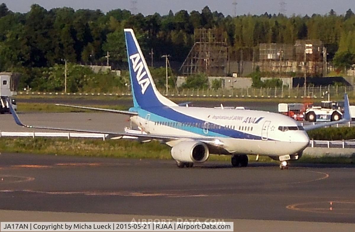 JA17AN, 2008 Boeing 737-781 C/N 33884, At Narita