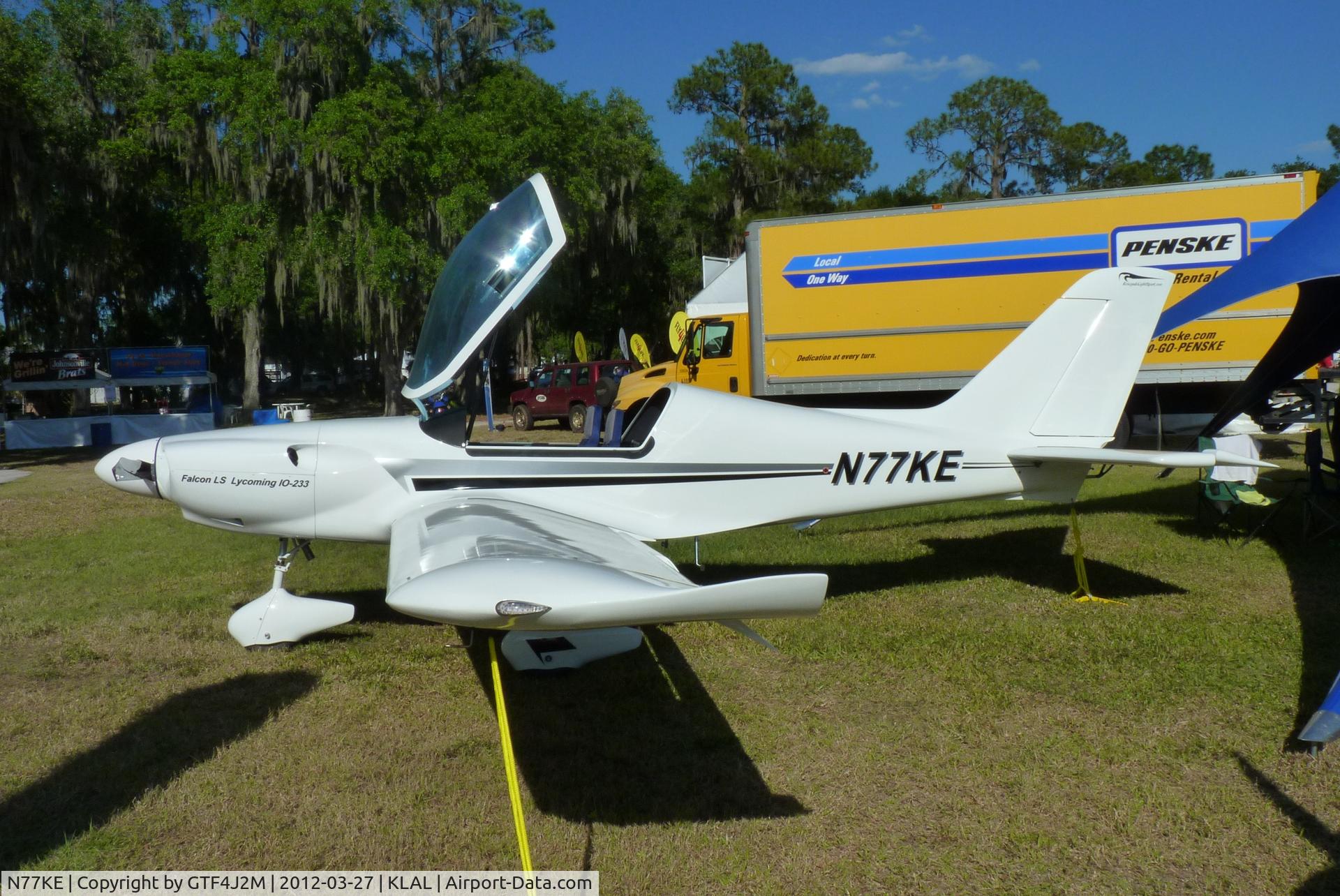 N77KE, 2012 Renegade Falcon LS VS 2.0 C/N RL 122710-0007, N77KE at Lakeland 27.3.12