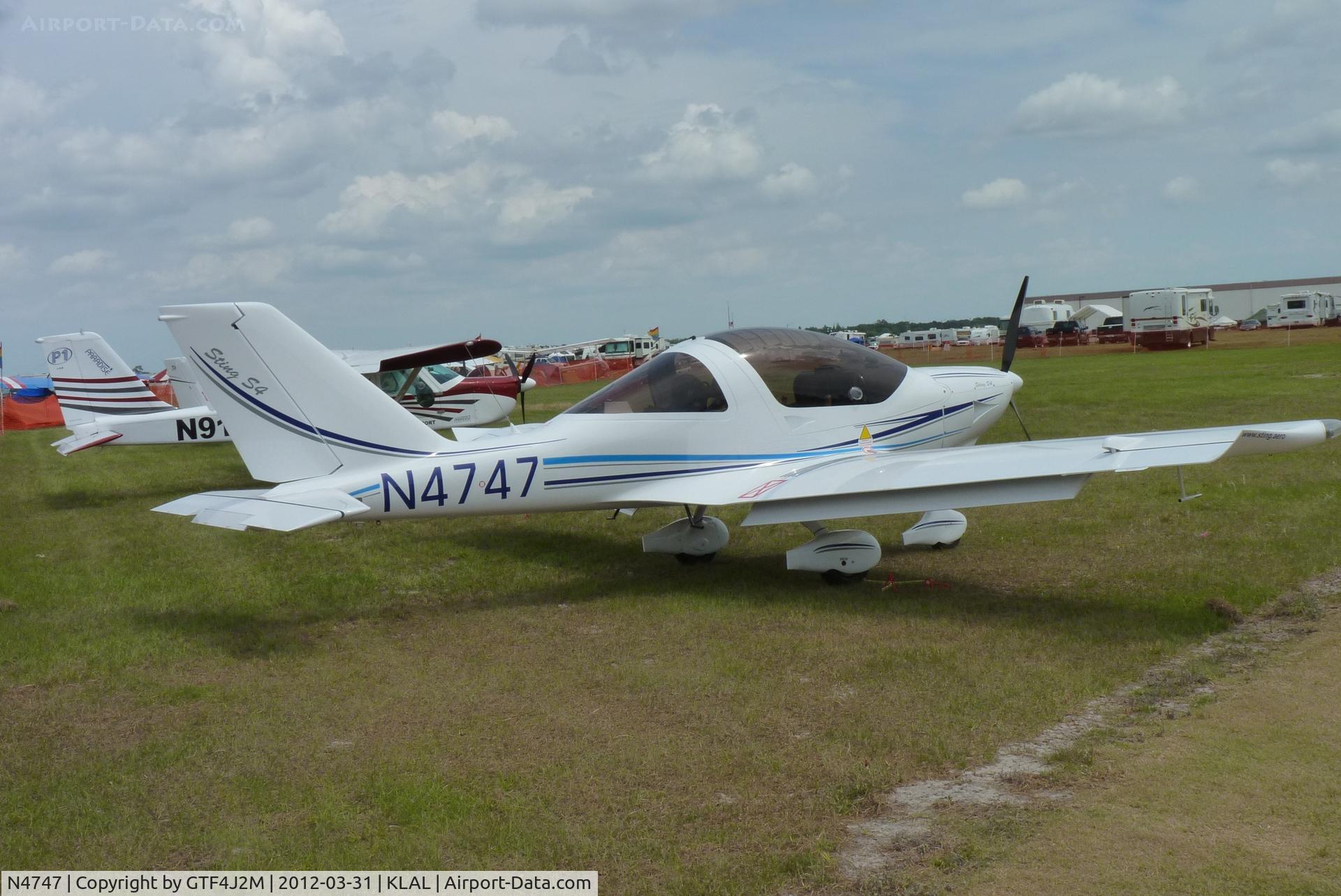 N4747, TL Ultralight TL-2000 Sting S4 C/N 11ST372, N4747 at Lakeland 31.3.12