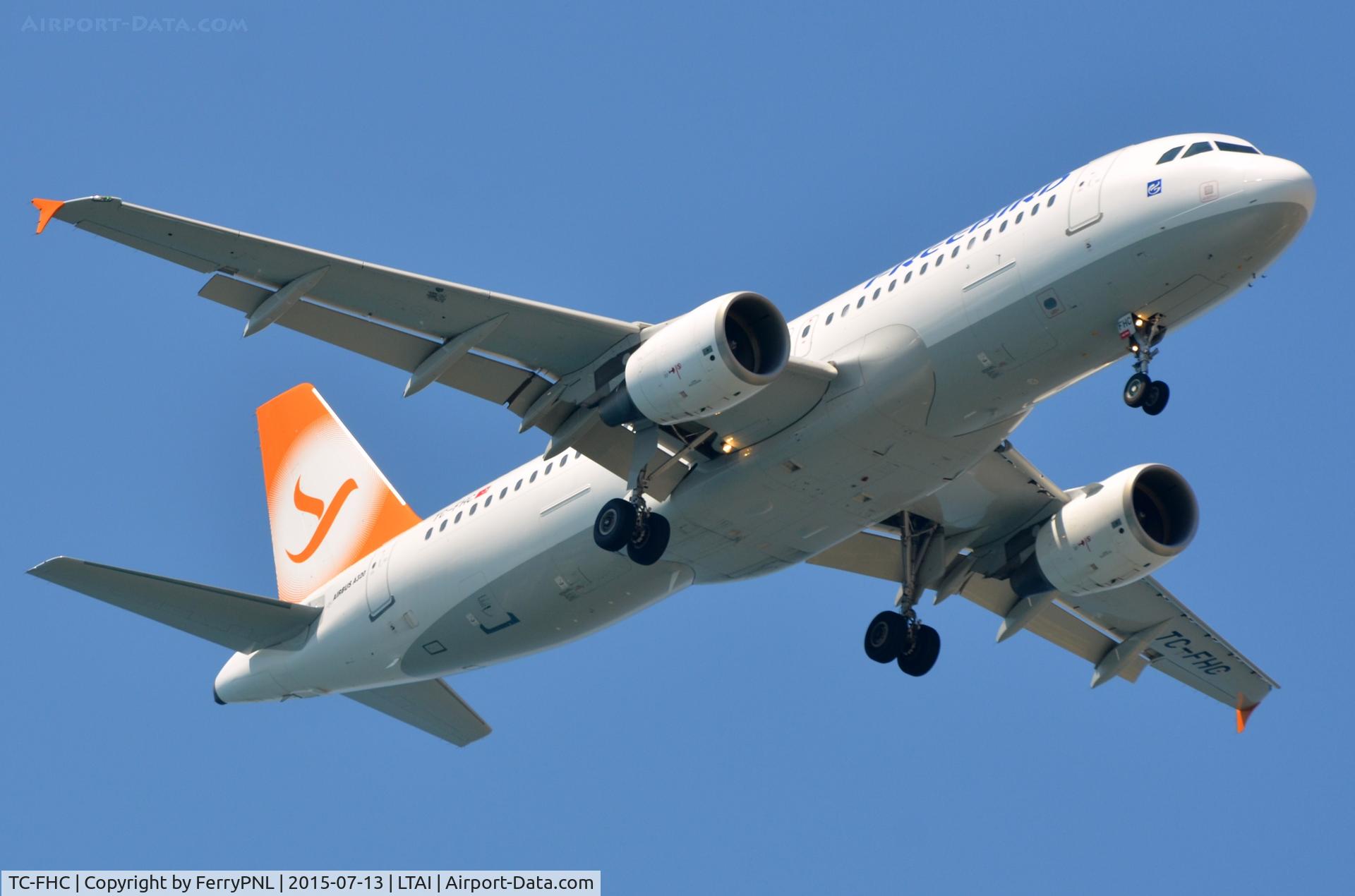 TC-FHC, 2009 Airbus A320-214 C/N 3852, One of Freebirds new planes for 2015.