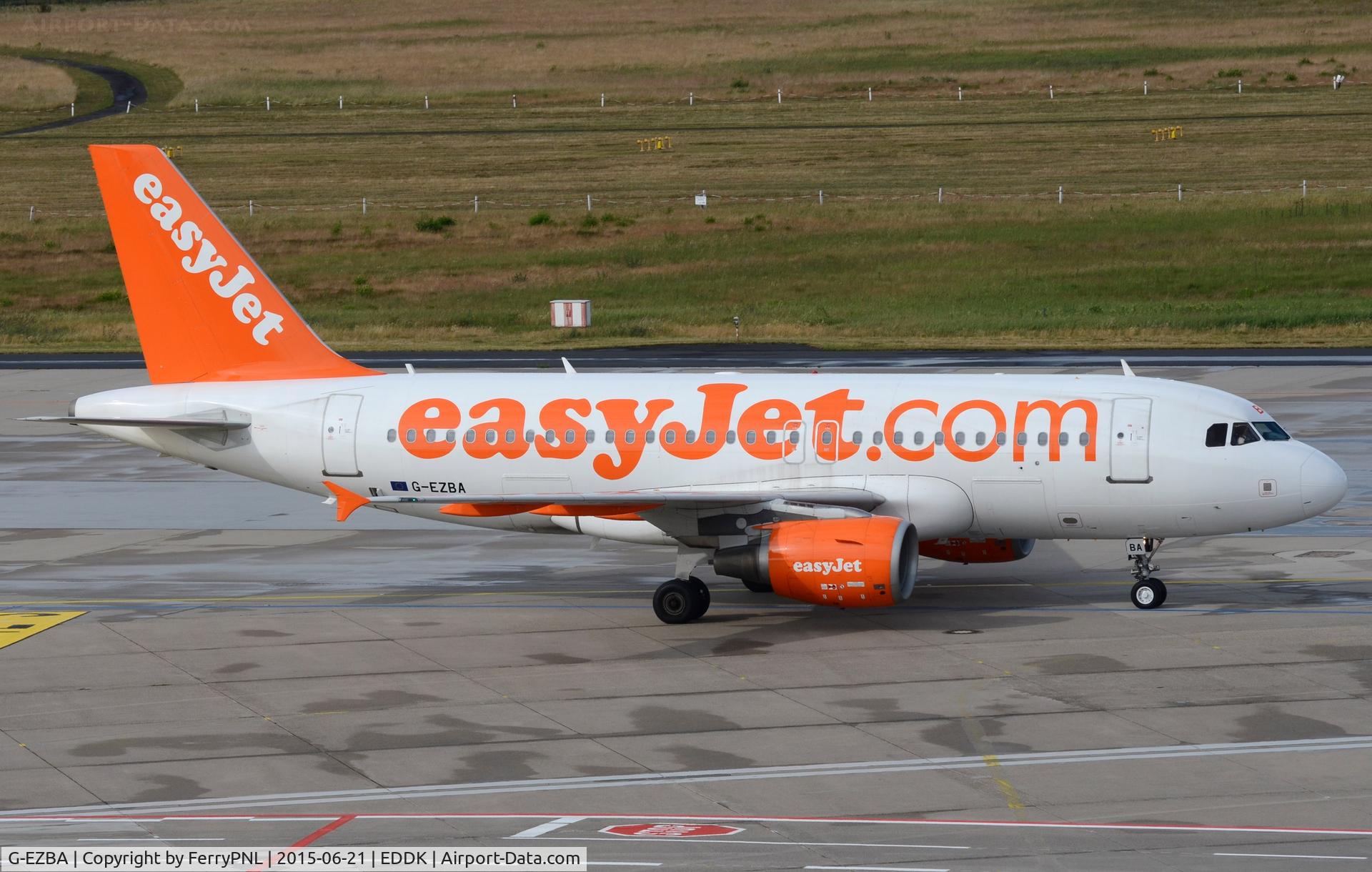 G-EZBA, 2006 Airbus A319-111 C/N 2860, Easyjet A319 ready to depart to LGW