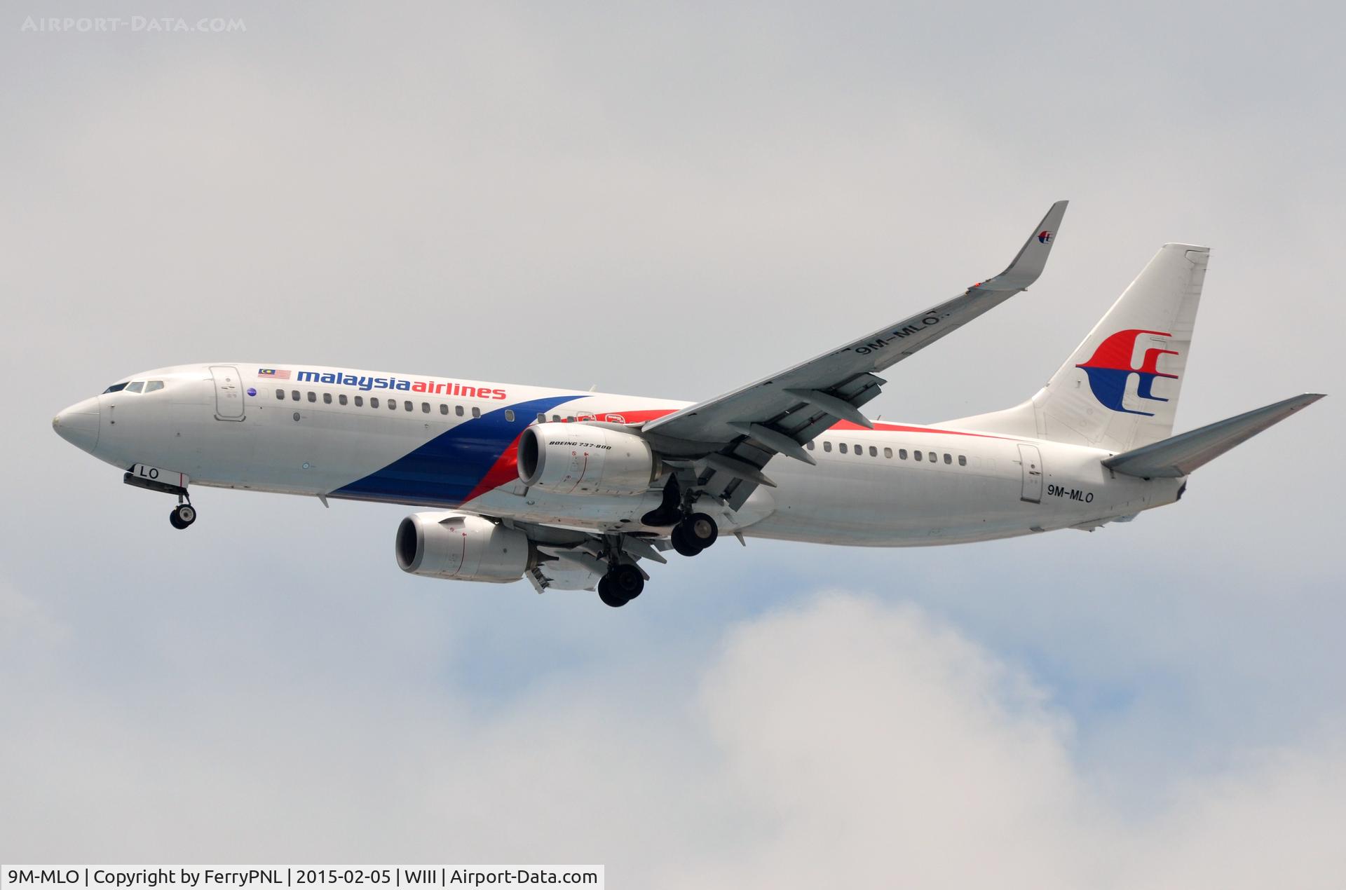 9M-MLO, 2012 Boeing 737-8H6 C/N 39325, MAS B738 landing in CGK