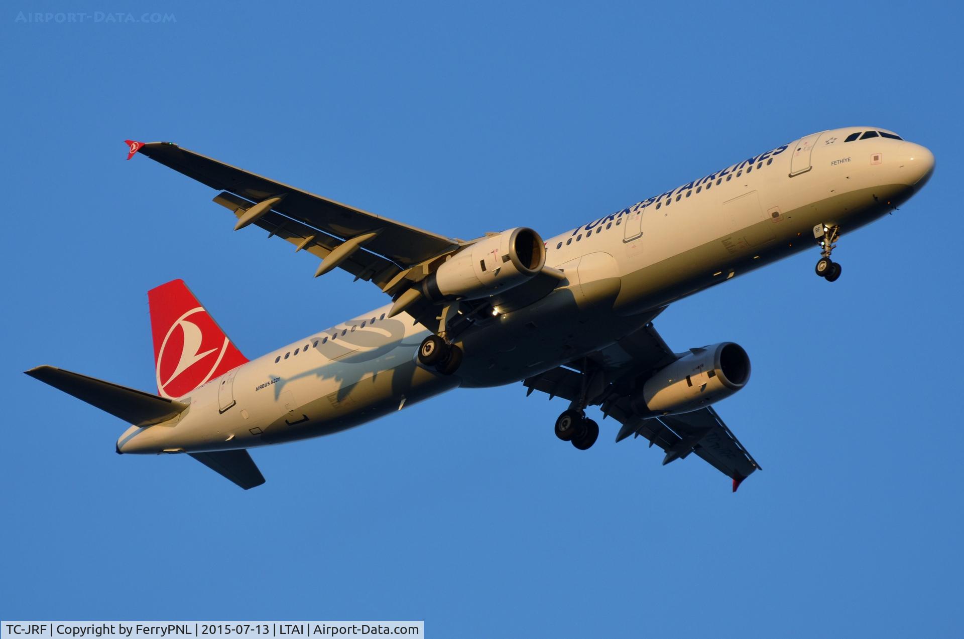 TC-JRF, 2007 Airbus A321-231 C/N 3207, Turkish A321