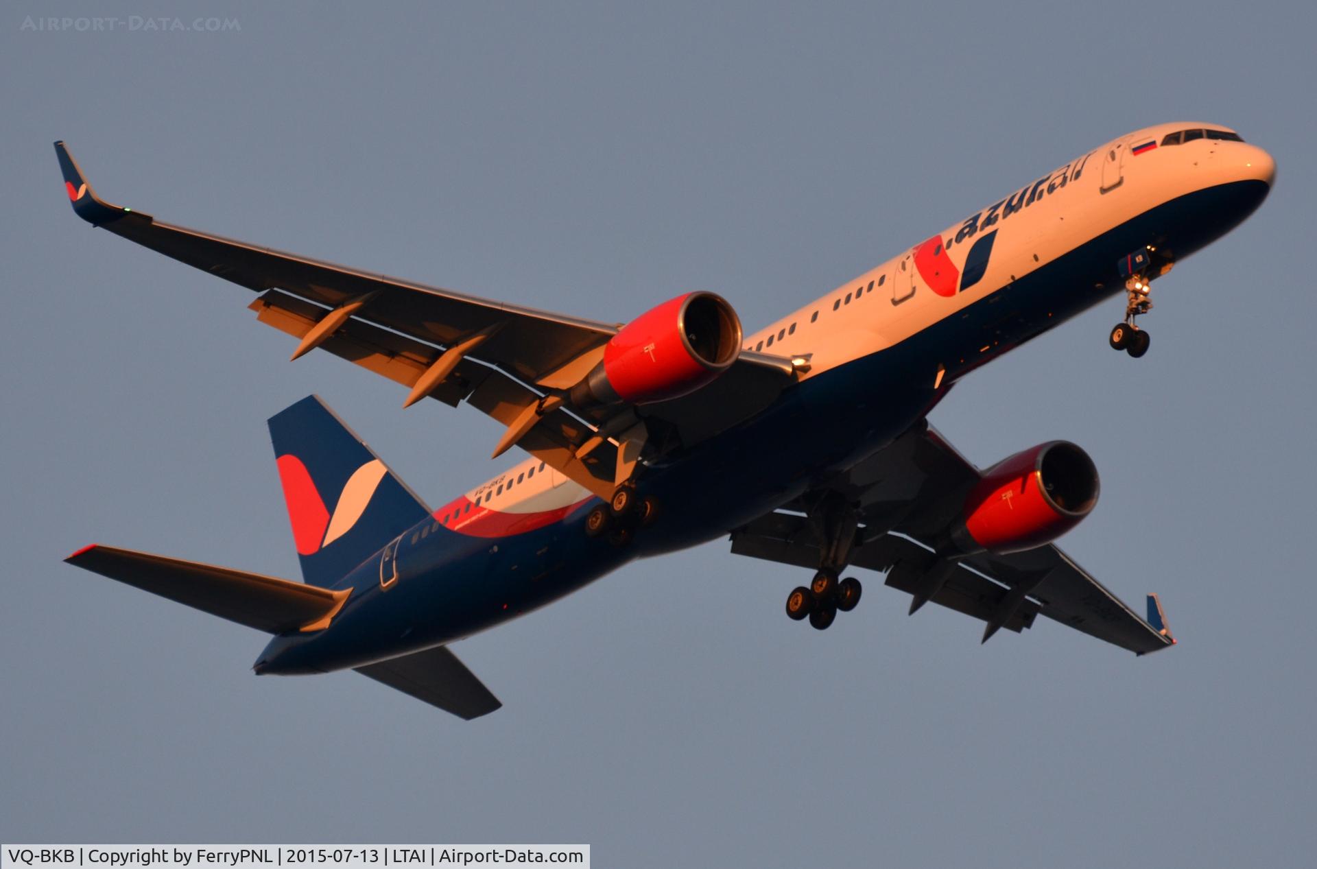 VQ-BKB, 1994 Boeing 757-2Q8 C/N 26271, Azur B752 arriving at first light