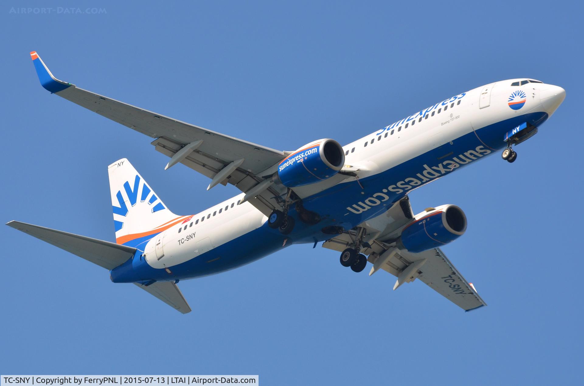 TC-SNY, 1997 Boeing 737-8K5 C/N 27981, Sunexpress B738