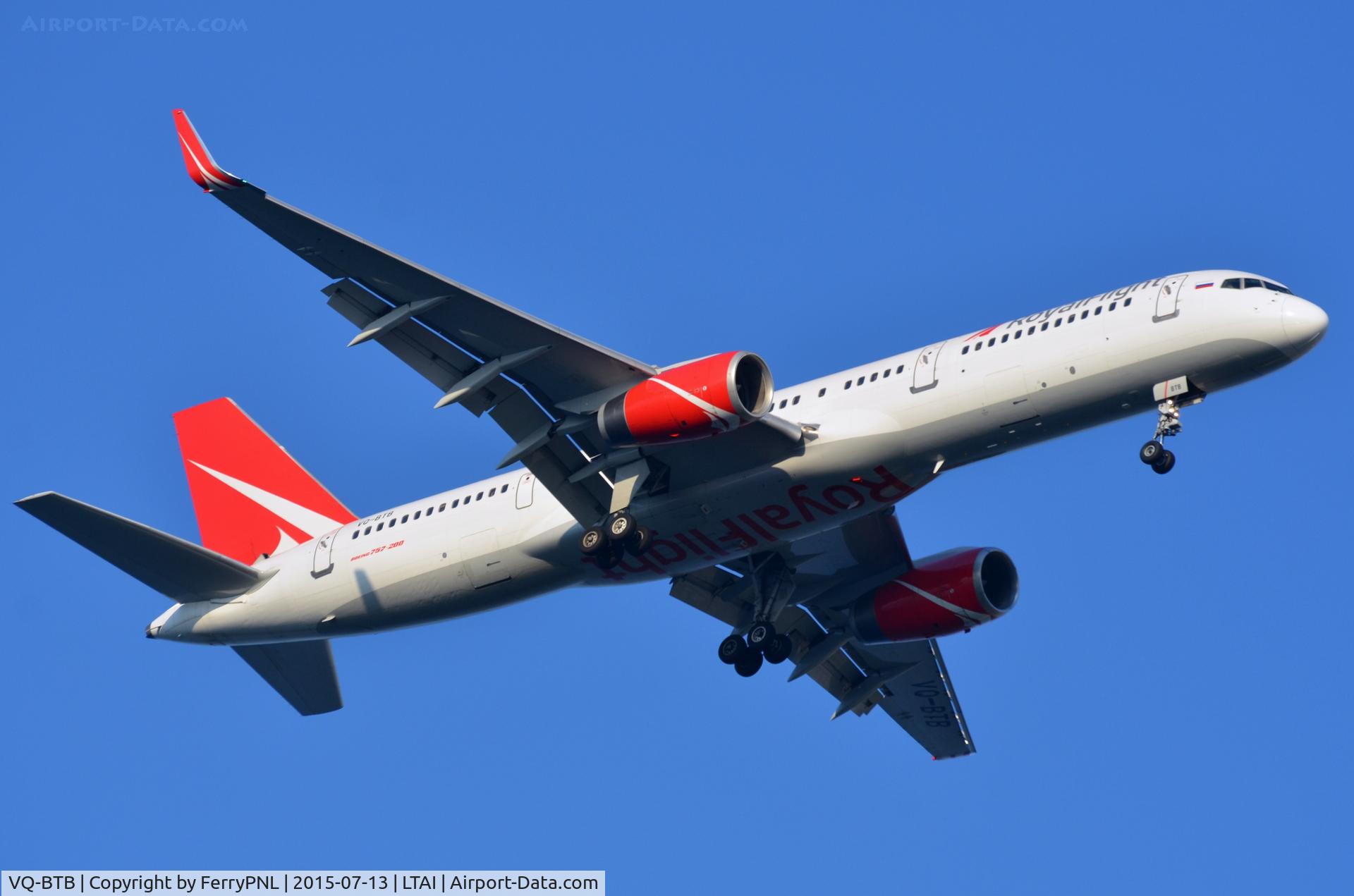 VQ-BTB, 1999 Boeing 757-28A C/N 28835, Ex Thomas Cook (G-FCLF) B752 now operating for Royal Flight