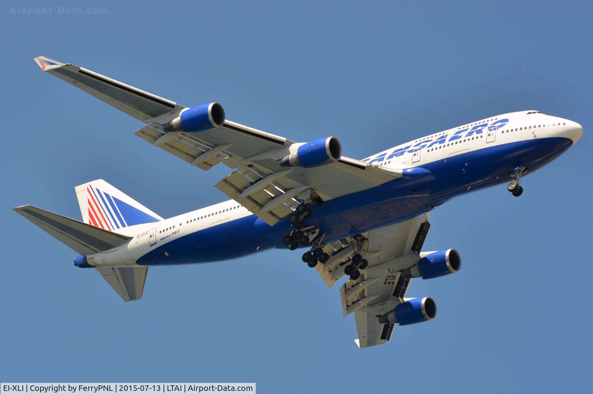 EI-XLI, 2001 Boeing 747-446 C/N 27648, Ex JAL B744 operated by Transaero.
