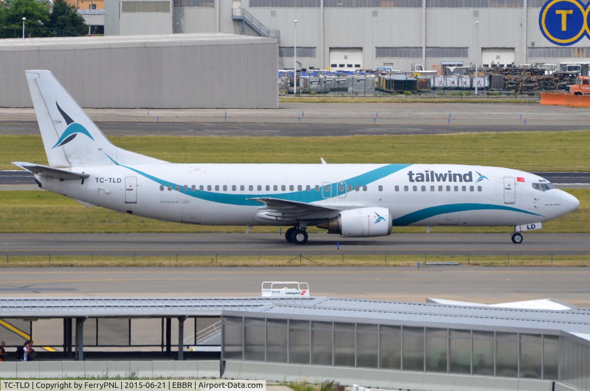 TC-TLD, 1996 Boeing 737-4Q8 C/N 28199, Tailwind B734 arrived in BRU