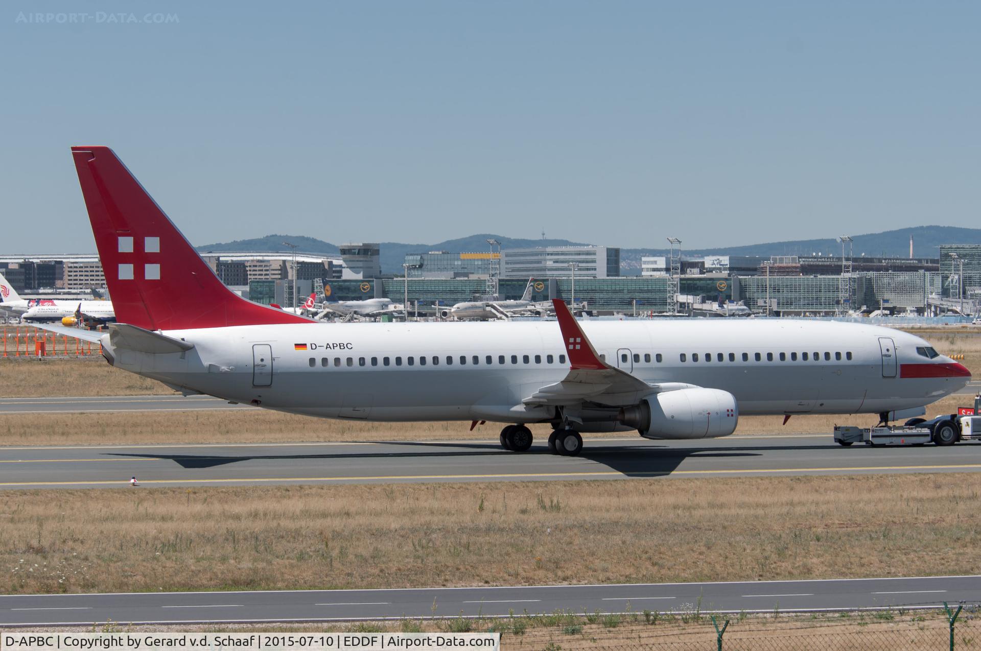 D-APBC, 2004 Boeing 737-8BK C/N 33016, Frankfurt, July 2015