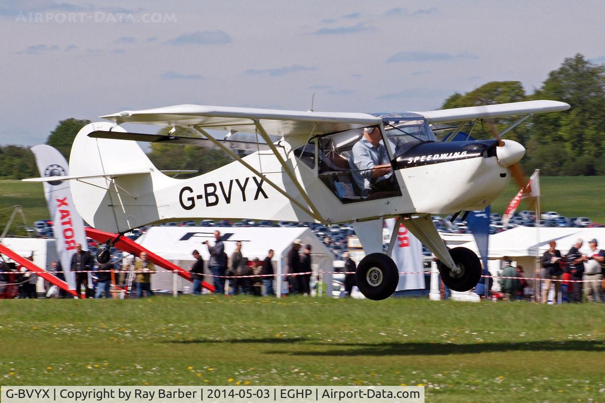 G-BVYX, 1996 Avid Speedwing Mark IV C/N PFA 189-12370, Avid Speed Wing [PFA 189-12370] Popham~G 03/05/2014