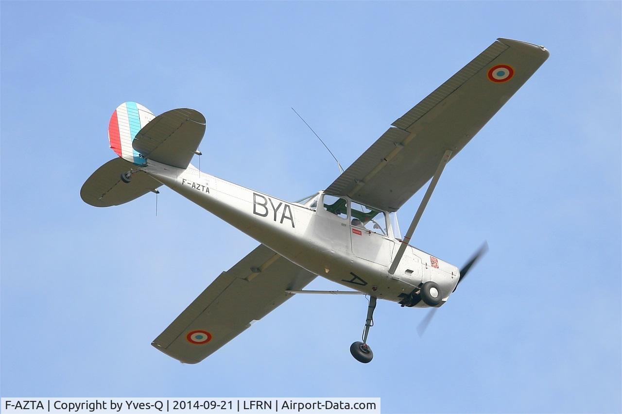 F-AZTA, 1957 Cessna O-1A Bird Dog C/N 24545, Cessna O-1A Bird Dog, On display, Rennes-St Jacques airport (LFRN-RNS) Air show 2014