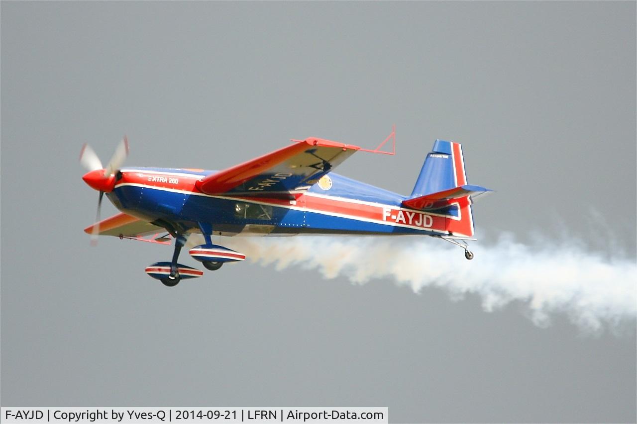 F-AYJD, 1990 Extra EA-260 C/N 02, Extra EA-260, On display, Rennes-St Jacques airport (LFRN-RNS) Air show 2014