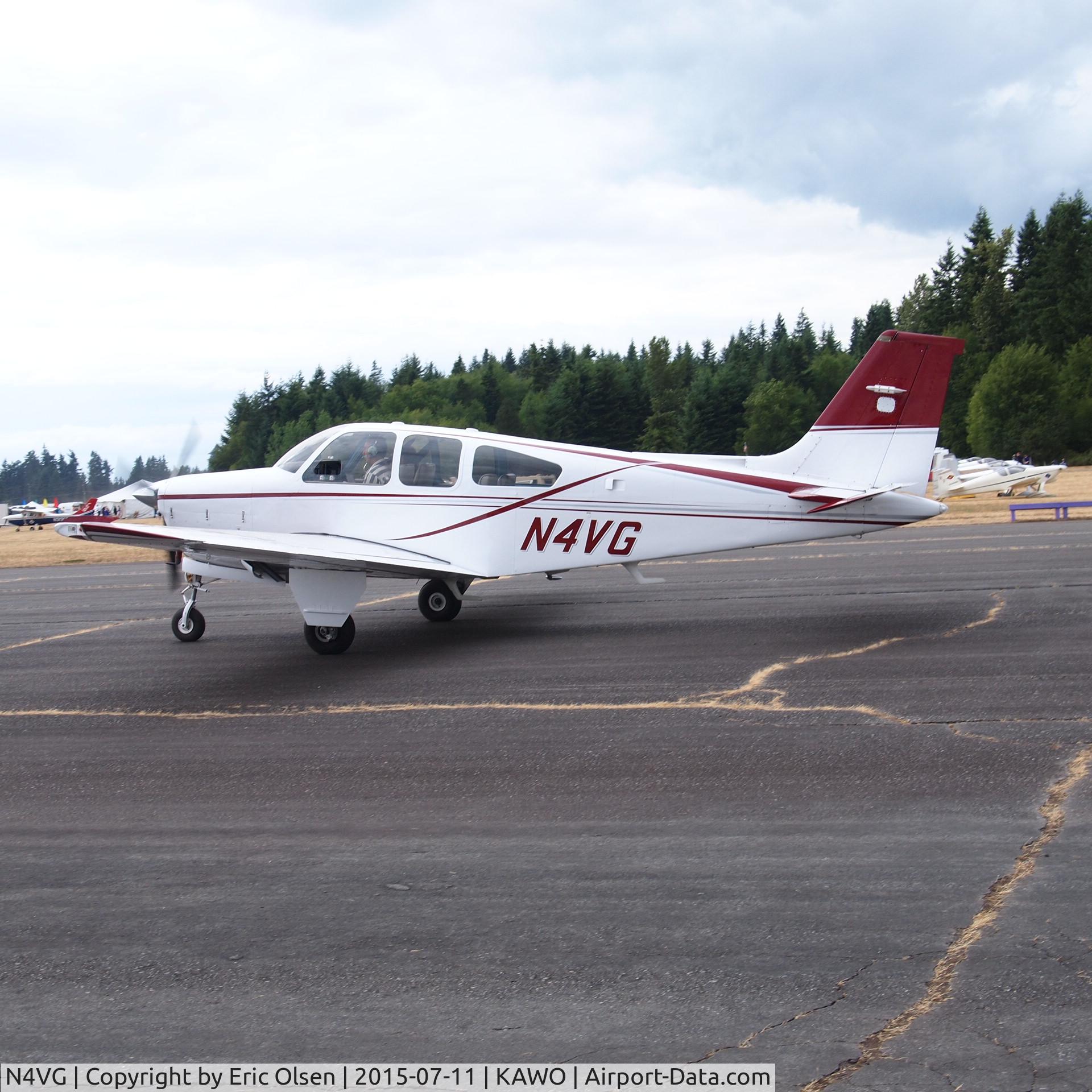N4VG, 1966 Beech 35-C33 Debonair C/N CD-1018, 1966 Beech at the 2015 Arlington Fly-In.