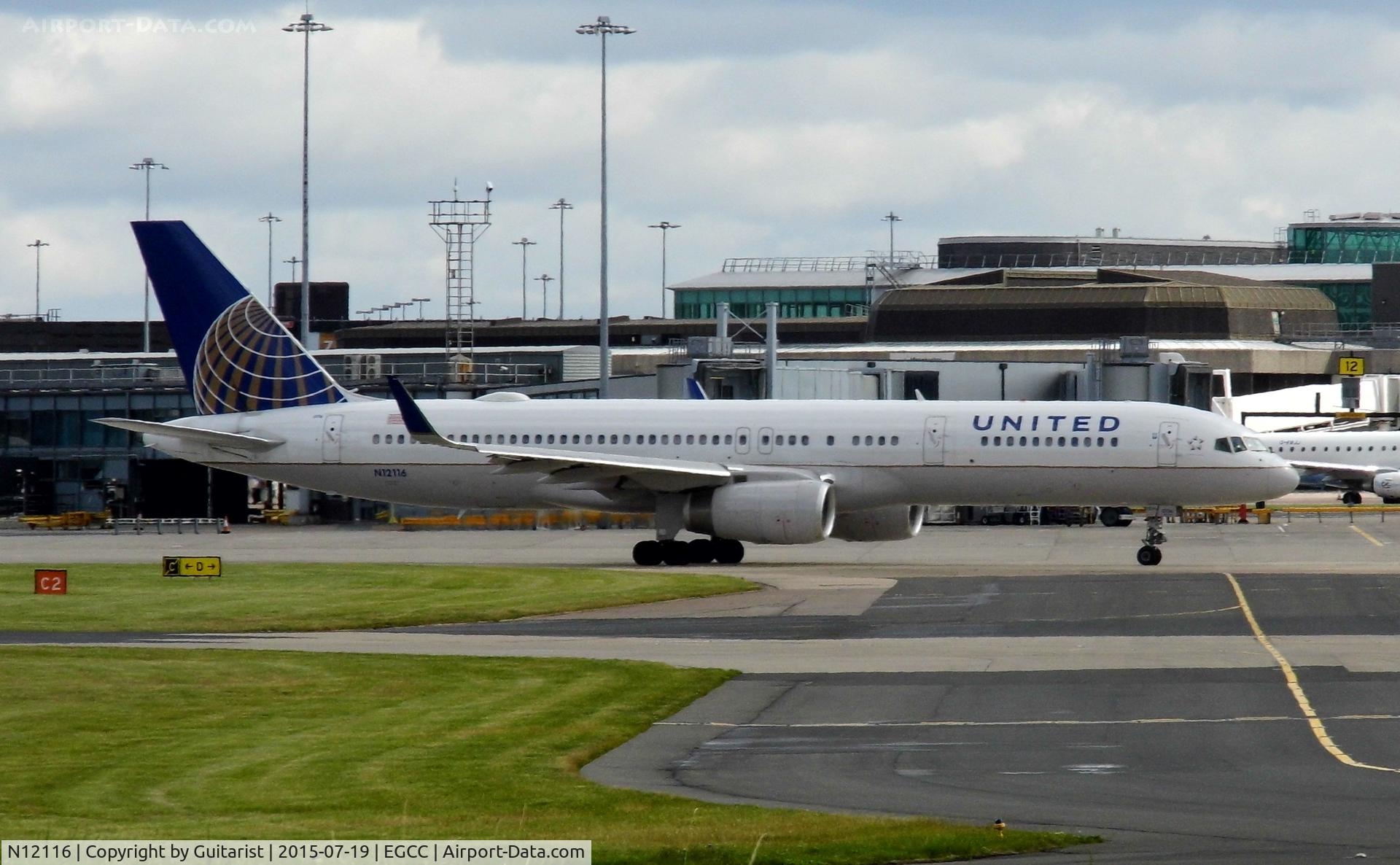 N12116, 1996 Boeing 757-224 C/N 27558, At Manchester