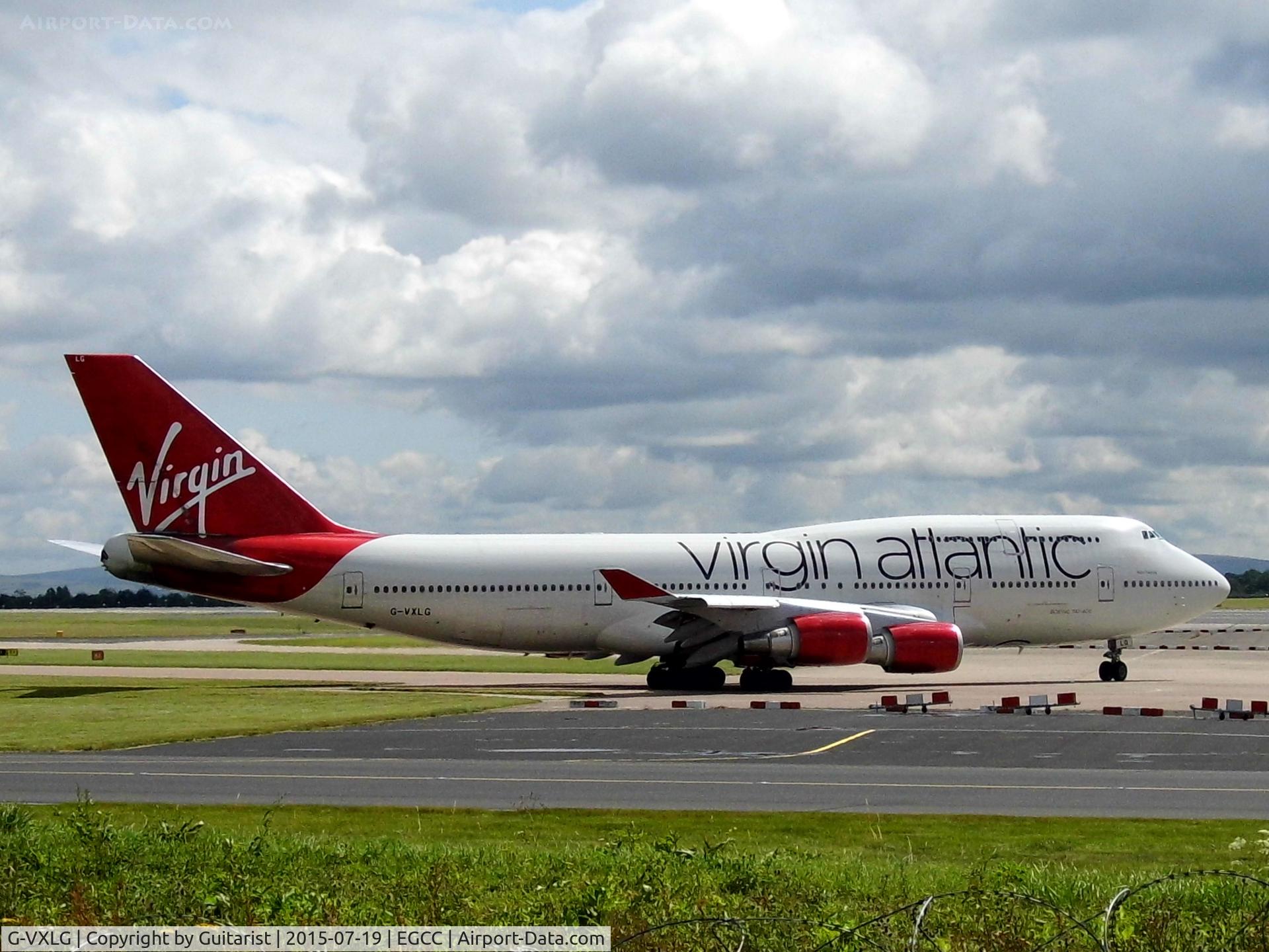 G-VXLG, 1998 Boeing 747-41R C/N 29406, At Manchester