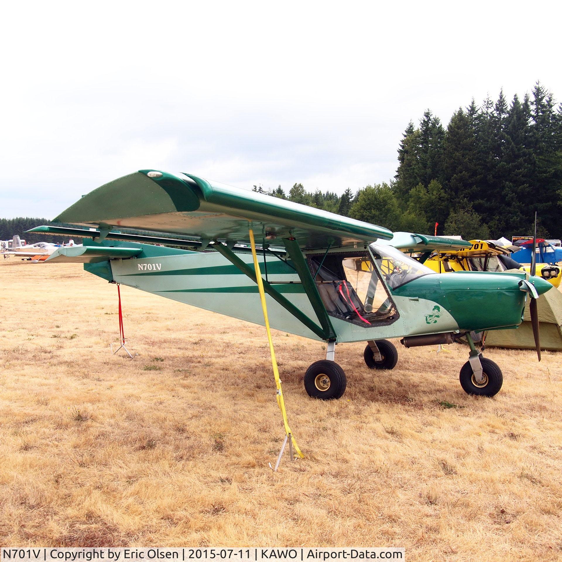N701V, 2007 Zenith CH-701 SP C/N 5215, 2007 Zenith at the 2015 Arlington Fly-In.