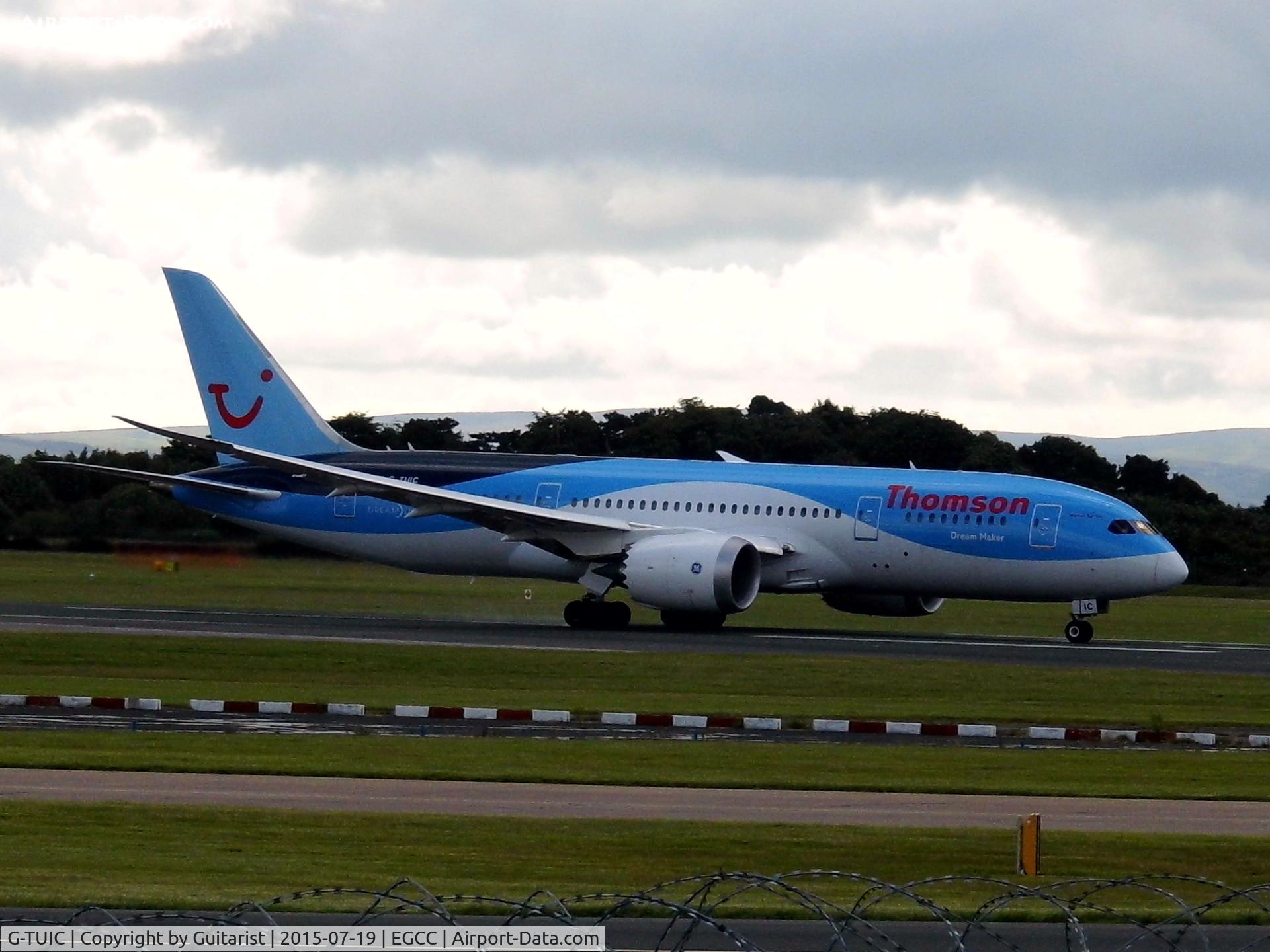 G-TUIC, 2013 Boeing 787-8 Dreamliner C/N 34424, At Manchester