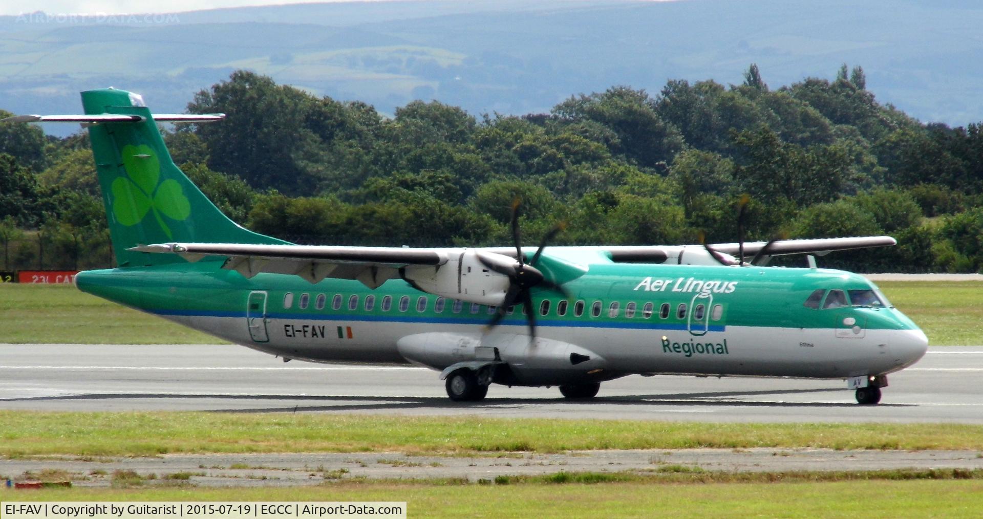 EI-FAV, 2013 ATR 72-600 (72-212A) C/N 1105, At Manchester