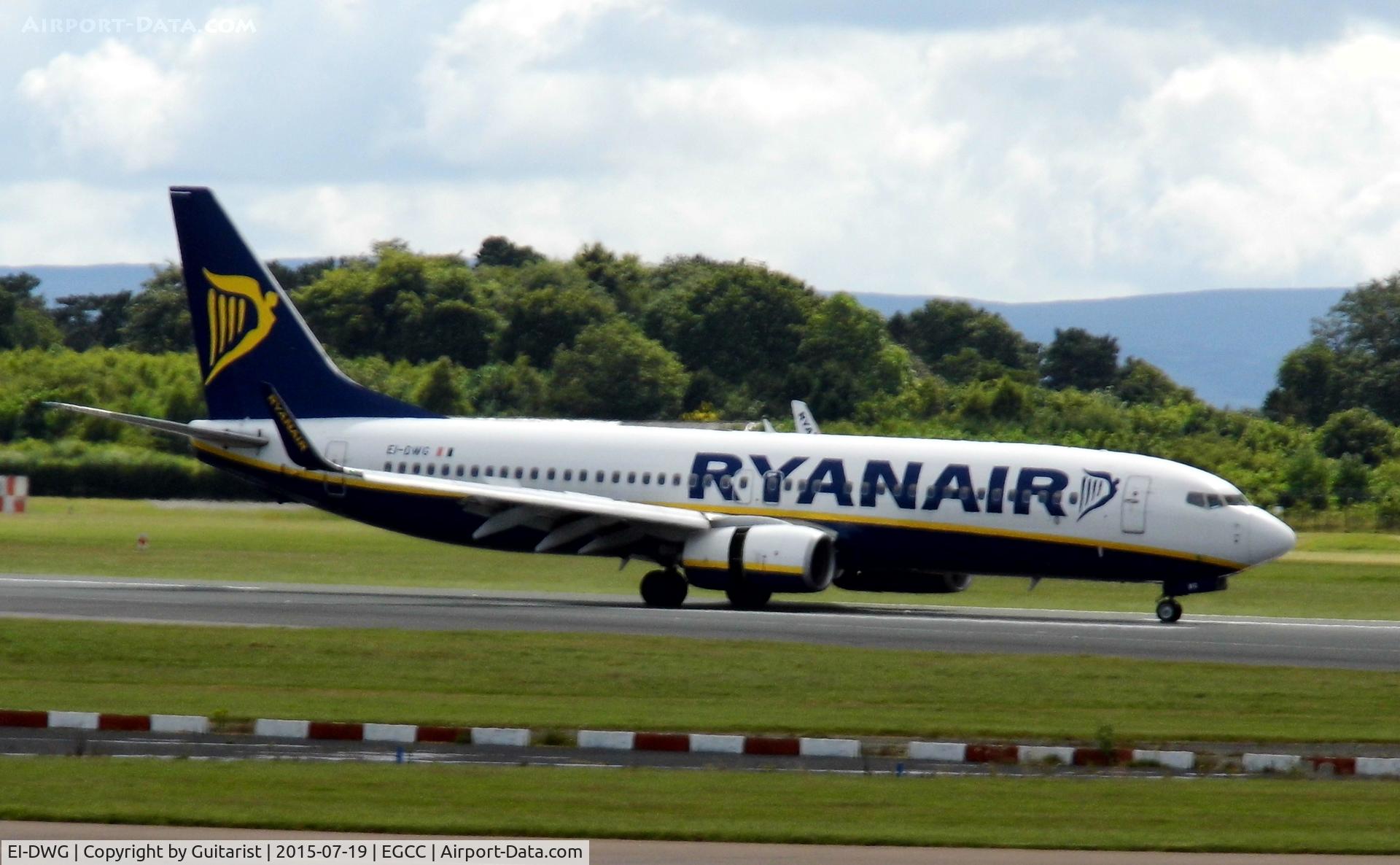 EI-DWG, 2007 Boeing 737-8AS C/N 33620, At Manchester