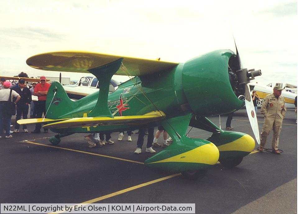 N22ML, 2000 Laird LC-DW500 Super Solution Replica C/N 001, 2000 Laird LCDW-500 Super solution Replica built by Jim Moss at the Olympic Flight Museum circa 2002/2003. This is 1 of 5 aircraft built by Jim Moss