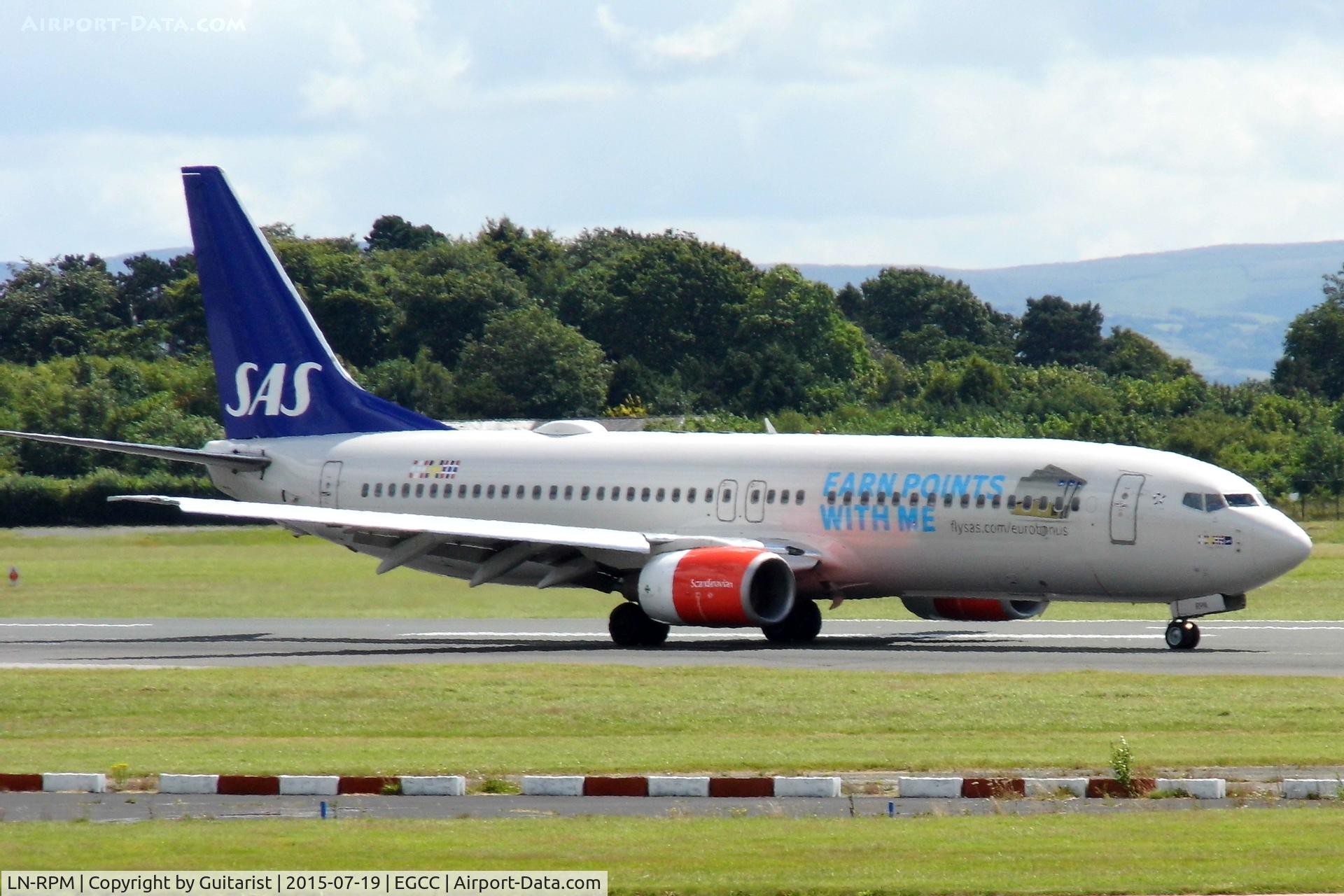LN-RPM, 2000 Boeing 737-883 C/N 30195, At Manchester