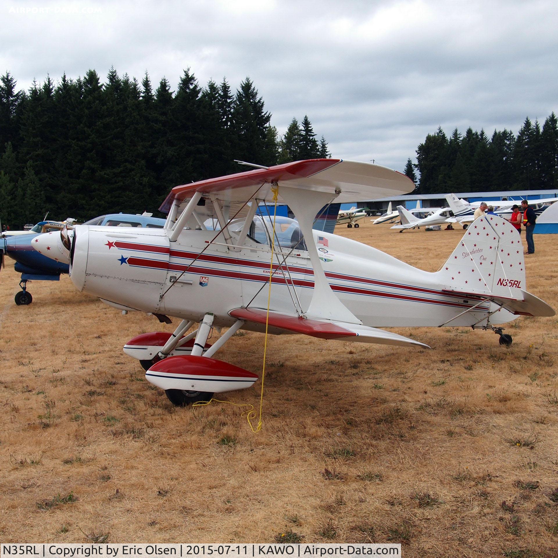 N35RL, Stolp SA-100DL Starduster C/N SA100DL-1, Starduster at the 2015 Arlington Fly-In.