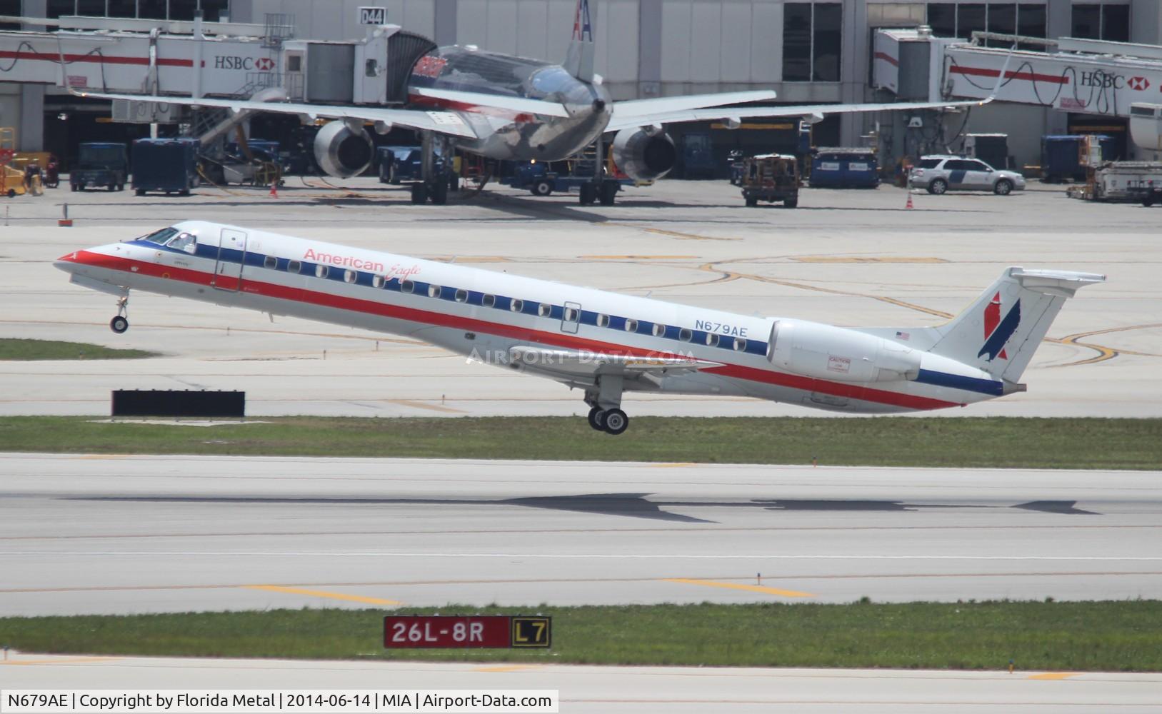 N679AE, 2004 Embraer ERJ-145LR (EMB-145LR) C/N 14500814, Eagle