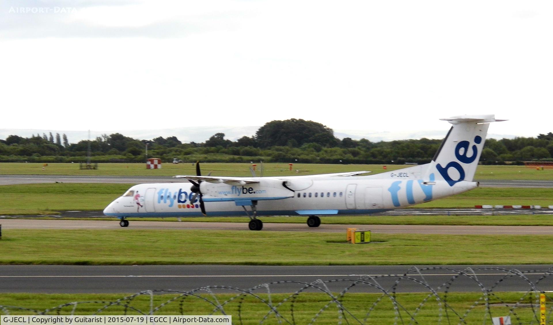 G-JECL, 2005 De Havilland Canada DHC-8-402Q Dash 8 C/N 4114, At Manchester
