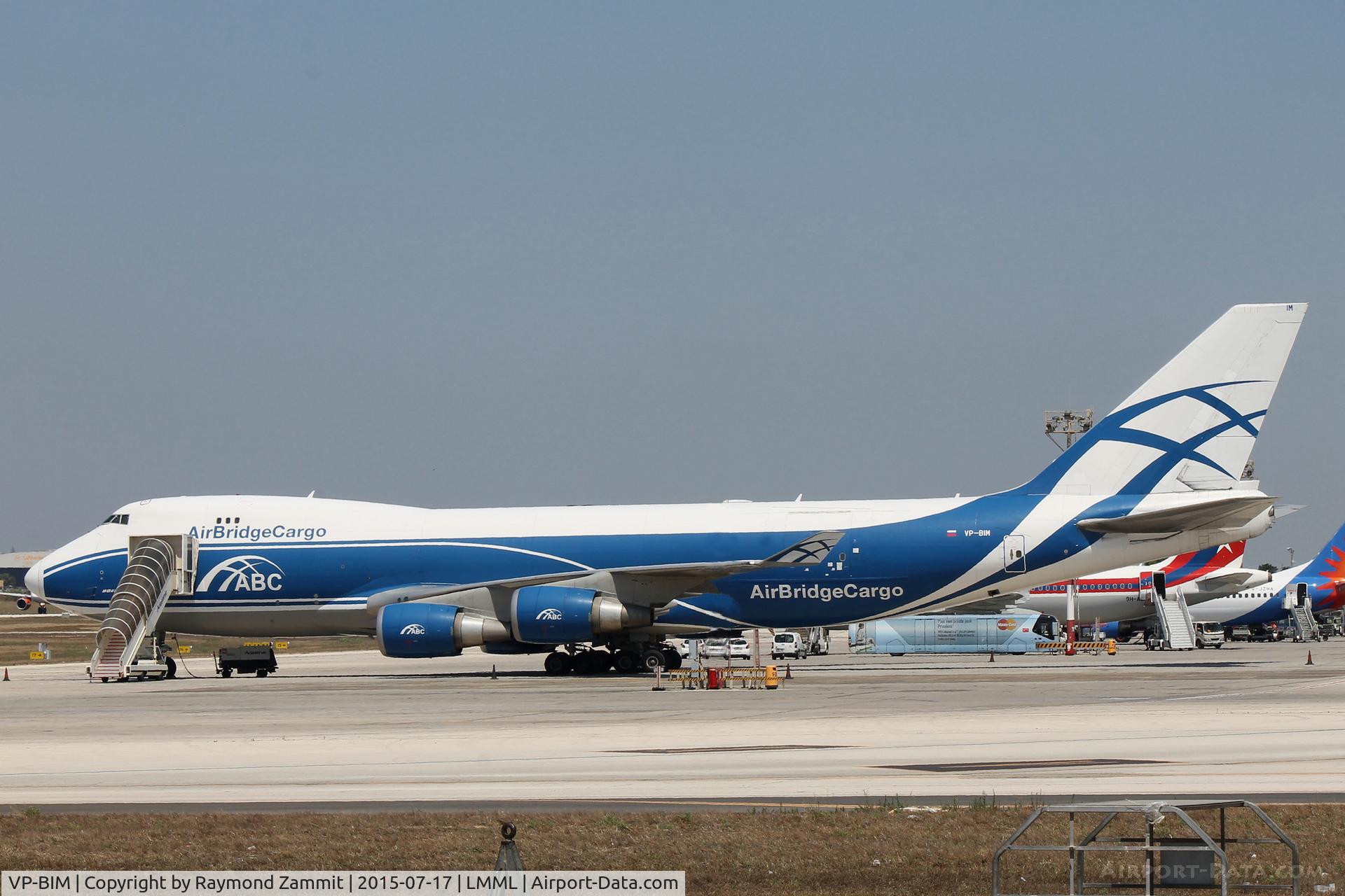 VP-BIM, 2008 Boeing 747-4HAERF C/N 35237, B747-400 VP-BIM Air Bridge Cargo
