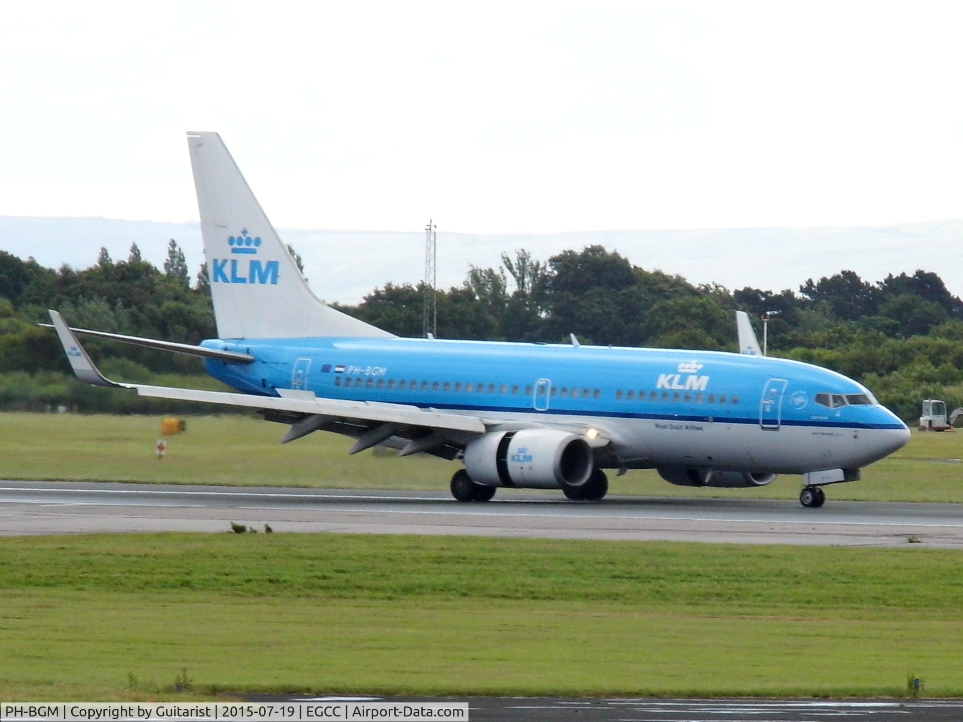 PH-BGM, 2011 Boeing 737-7K2 C/N 39255, At Manchester