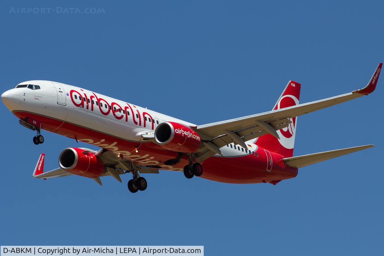 D-ABKM, 2010 Boeing 737-86J C/N 37755, Air Berlin
