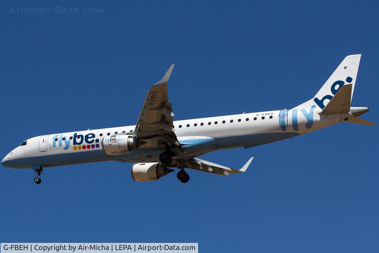 G-FBEH, 2007 Embraer 195LR (ERJ-190-200LR) C/N 19000128, Flybe