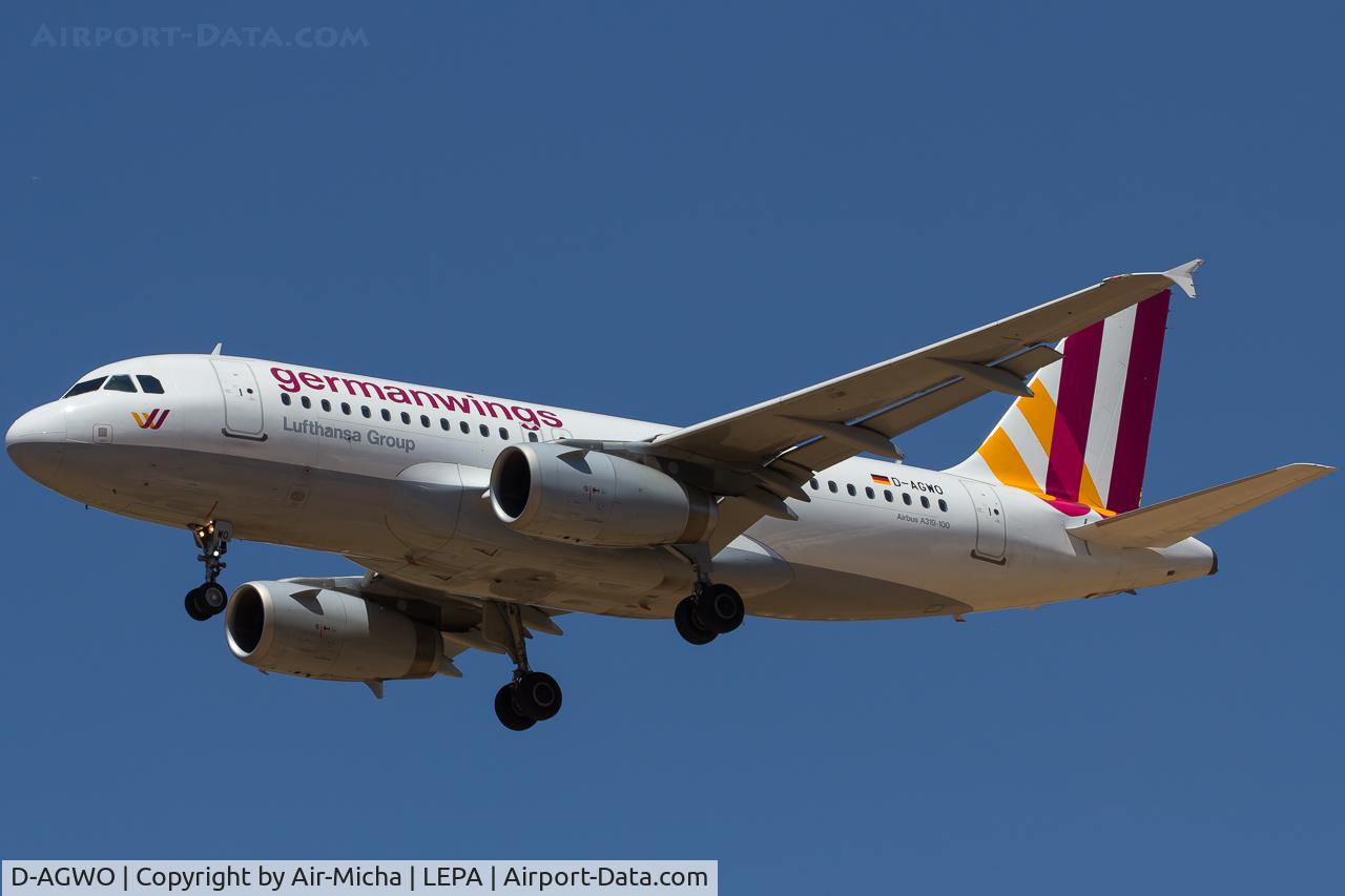 D-AGWO, 2009 Airbus A319-132 C/N 4166, Germanwings
