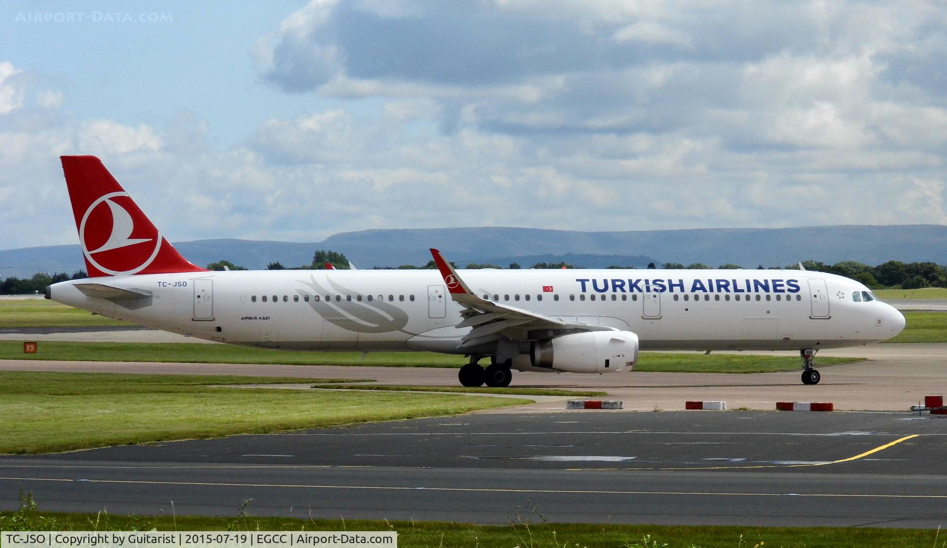 TC-JSO, 2015 Airbus A321-231 C/N 6563, At Manchester