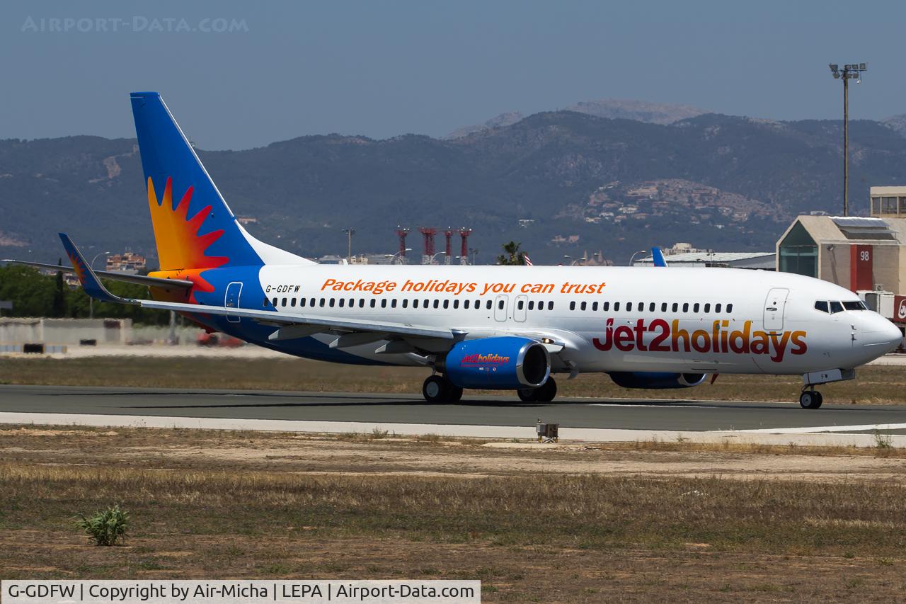 G-GDFW, 2000 Boeing 737-8K5 C/N 27986, Jet2.com