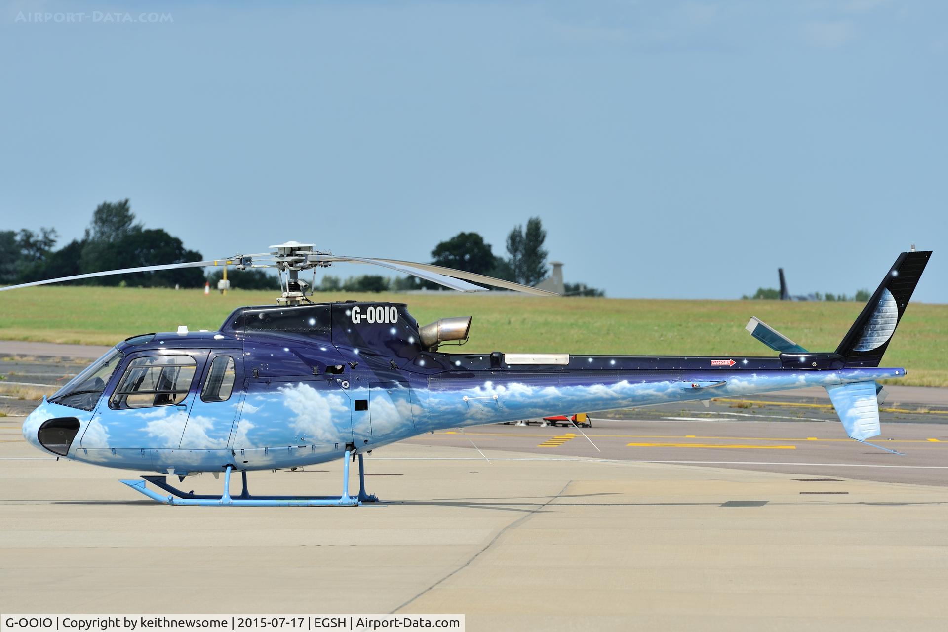 G-OOIO, 2001 Eurocopter AS-350B-3 Ecureuil Ecureuil C/N 3463, Nice Visitor.