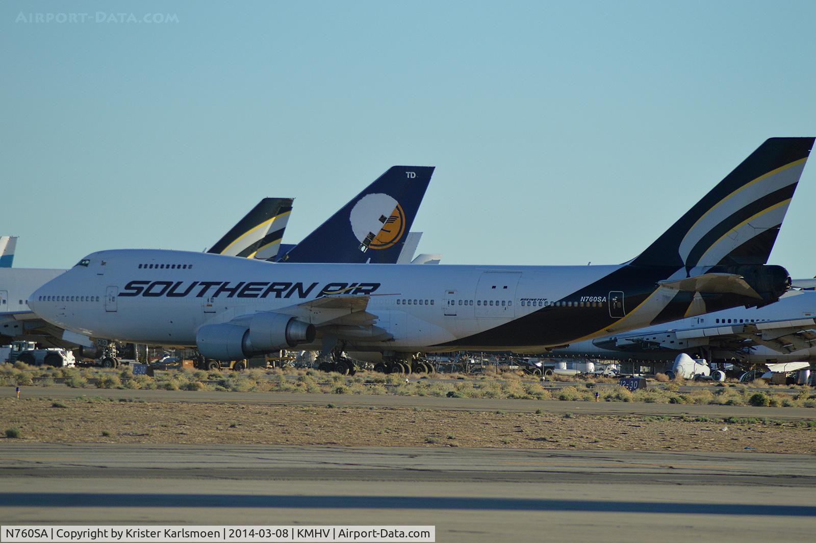N760SA, 1976 Boeing 747-230B C/N 21221, Last stop.
