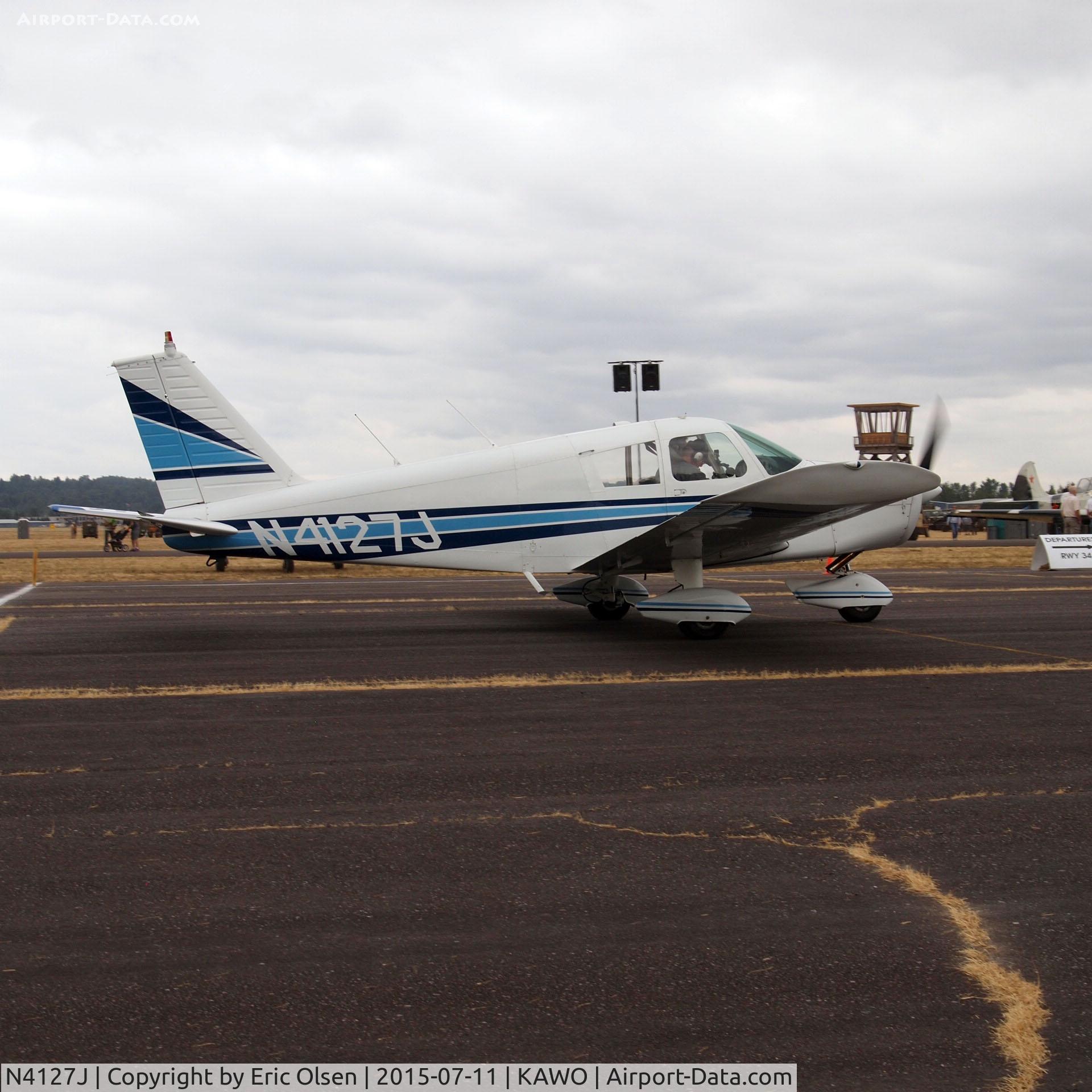 N4127J, 1966 Piper PA-28-140 Cherokee C/N 28-22446, 1966 Piper at the 2015 Arlington Fly-In.