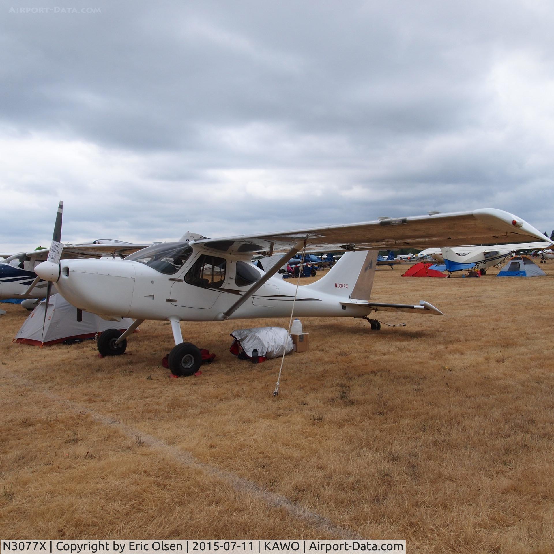 N3077X, 2003 Stoddard-Hamilton Glastar C/N 5182, 2003 Bike Helge Glastar at the 2015 Arlington Fly-In.