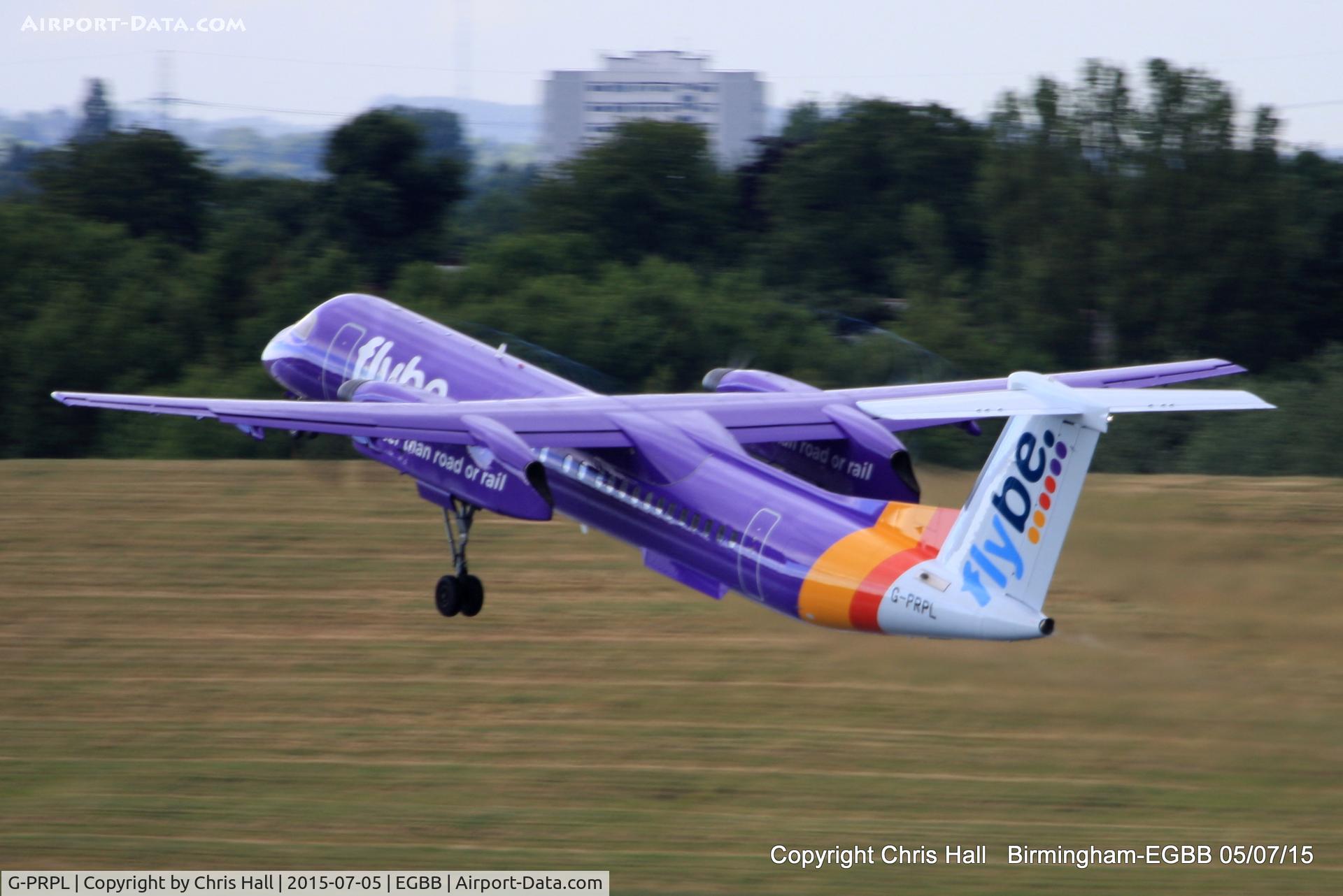 G-PRPL, 2011 Bombardier DHC-8-402 Dash 8 C/N 4380, flybe