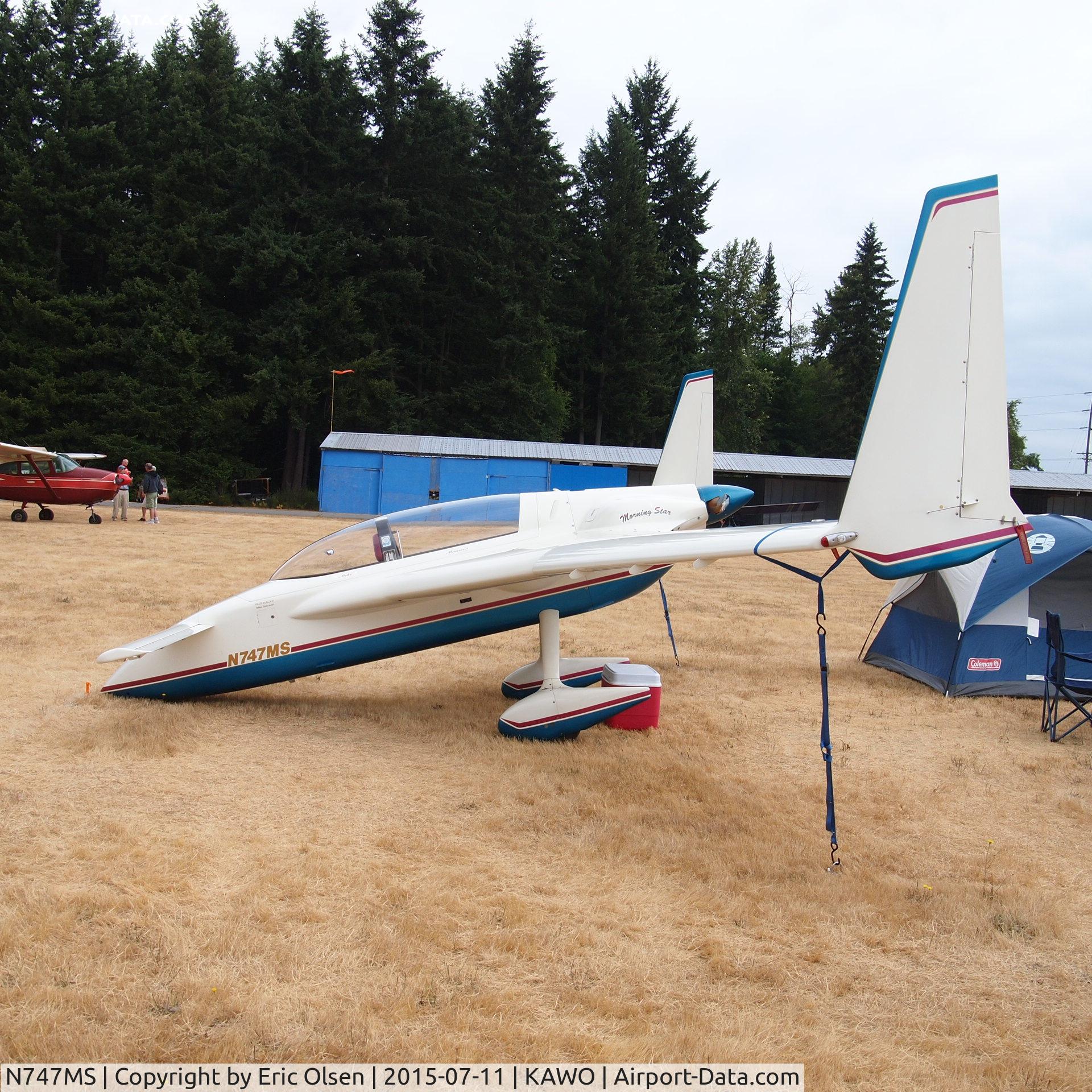 N747MS, 1995 Rutan Long-EZ C/N 1374, 1995 Rutan at the 2015 Arlington Fly-In.
