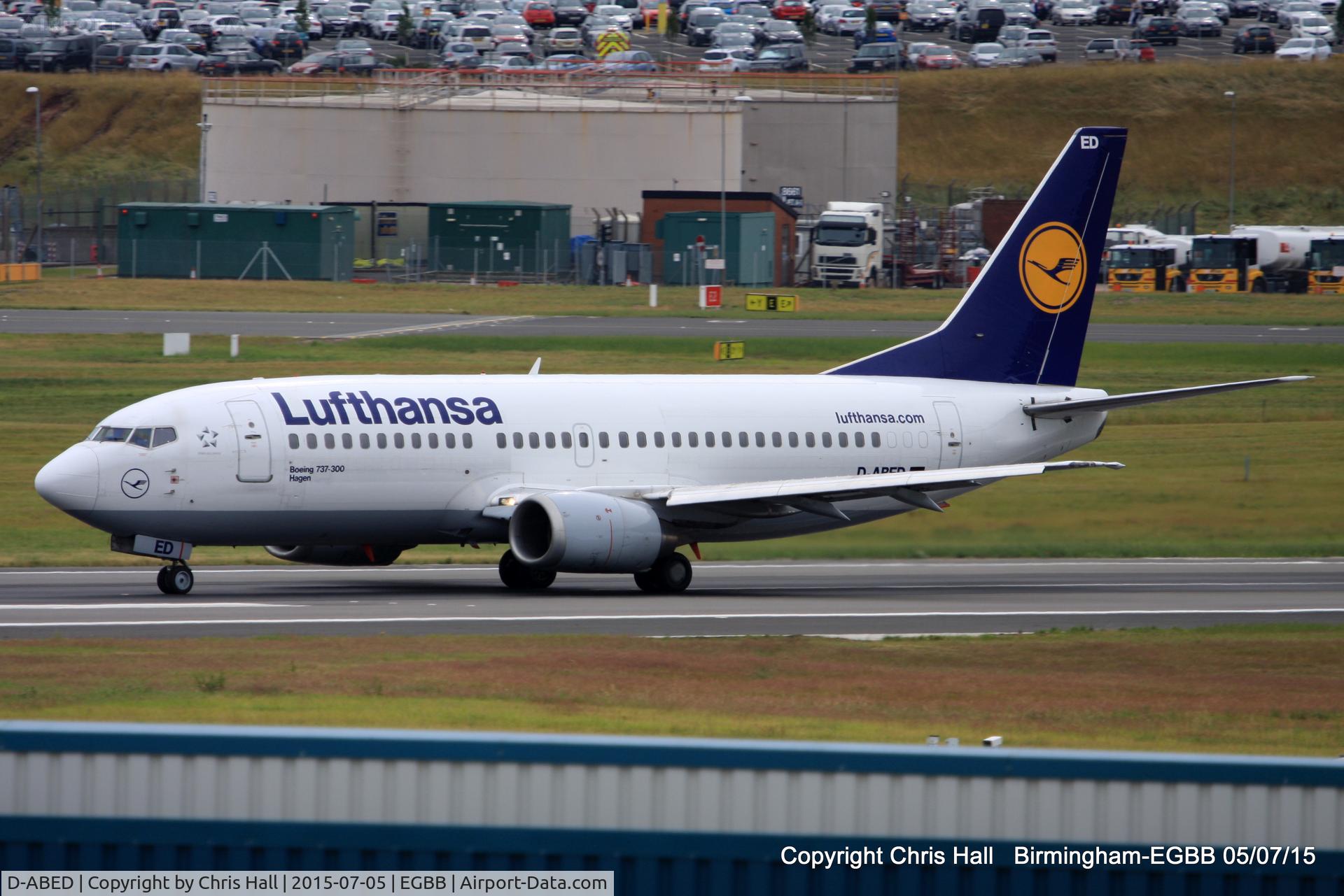 D-ABED, 1991 Boeing 737-330 C/N 25215, Lufthansa