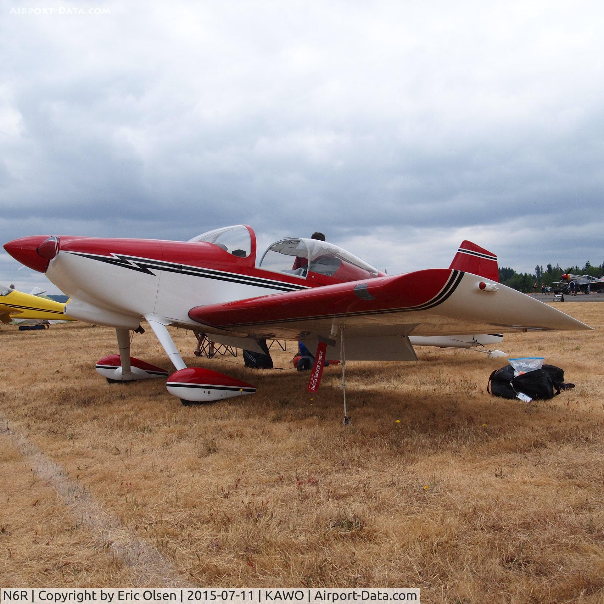 N6R, 1999 Vans RV-6 C/N 21946, 1999 Vans RV-6 at the 2015 Arlington Fly-In.