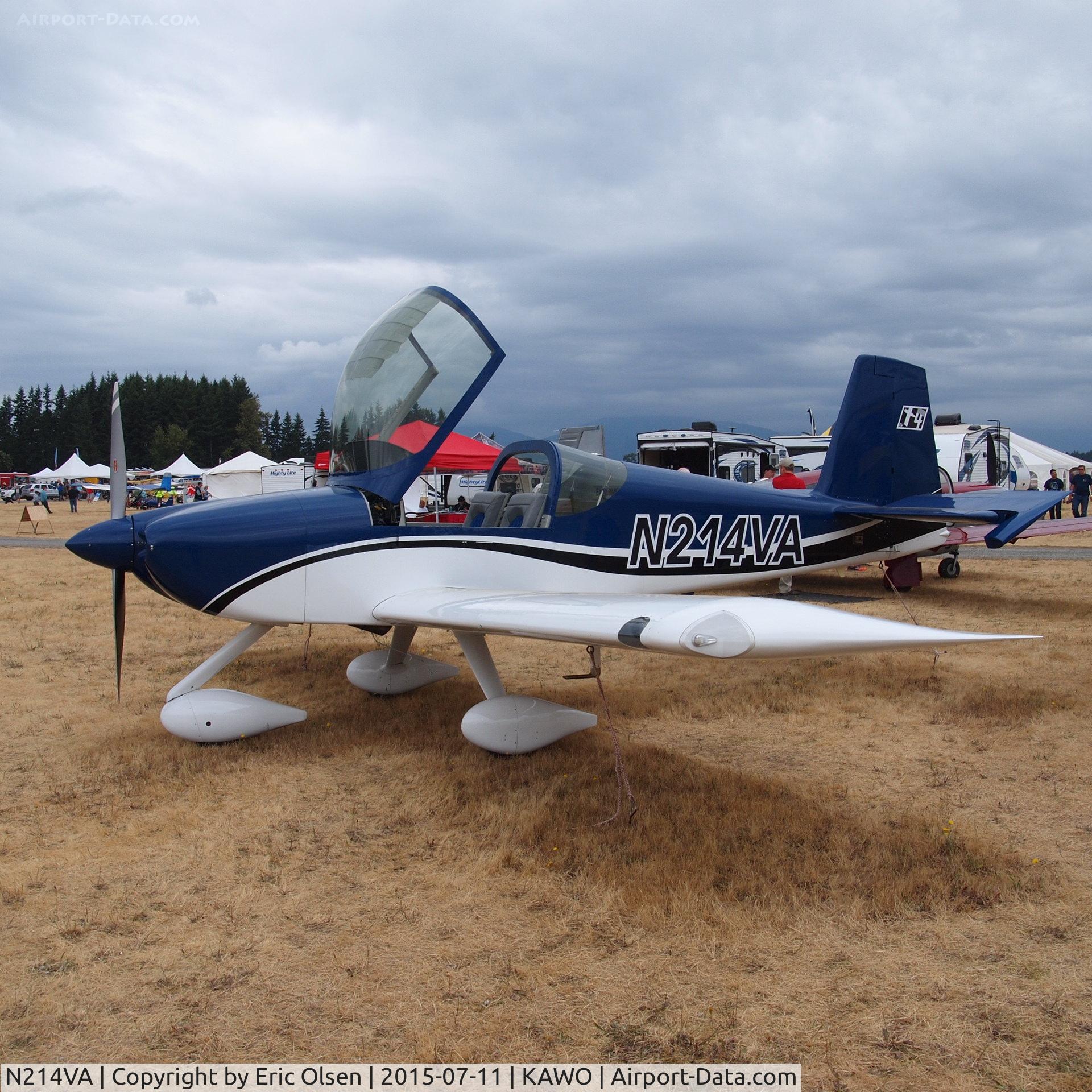 N214VA, 2012 Vans RV-14A C/N 140001, Vans RV-14A at the 2015 Arlington Fly-In.