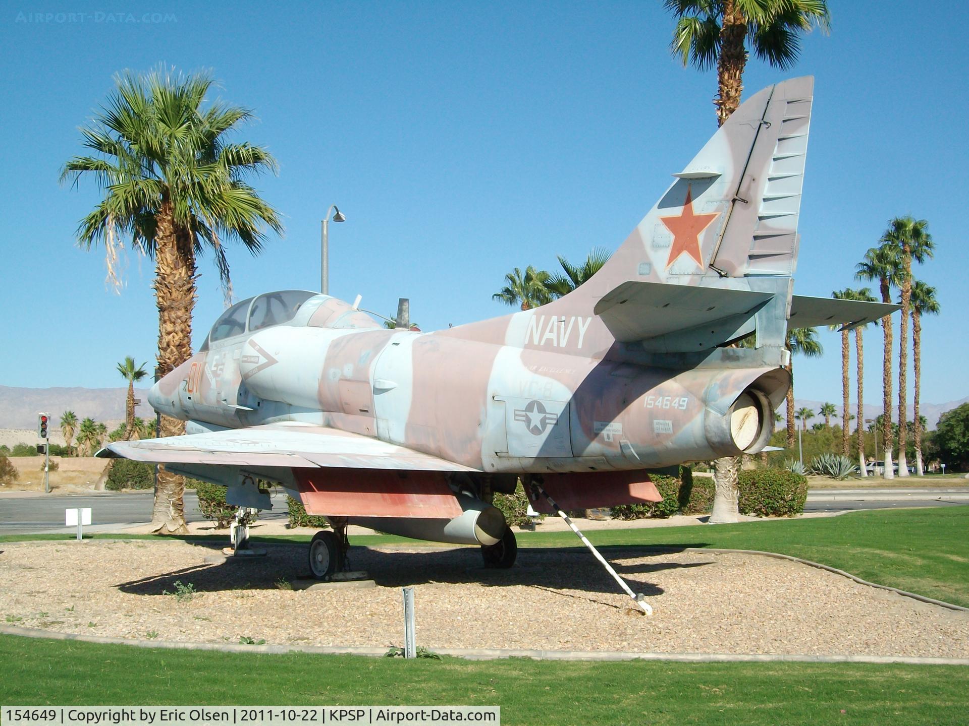 154649, Douglas TA-4J Skyhawk C/N 13767, Palm Springs Air Museum's TA-4J