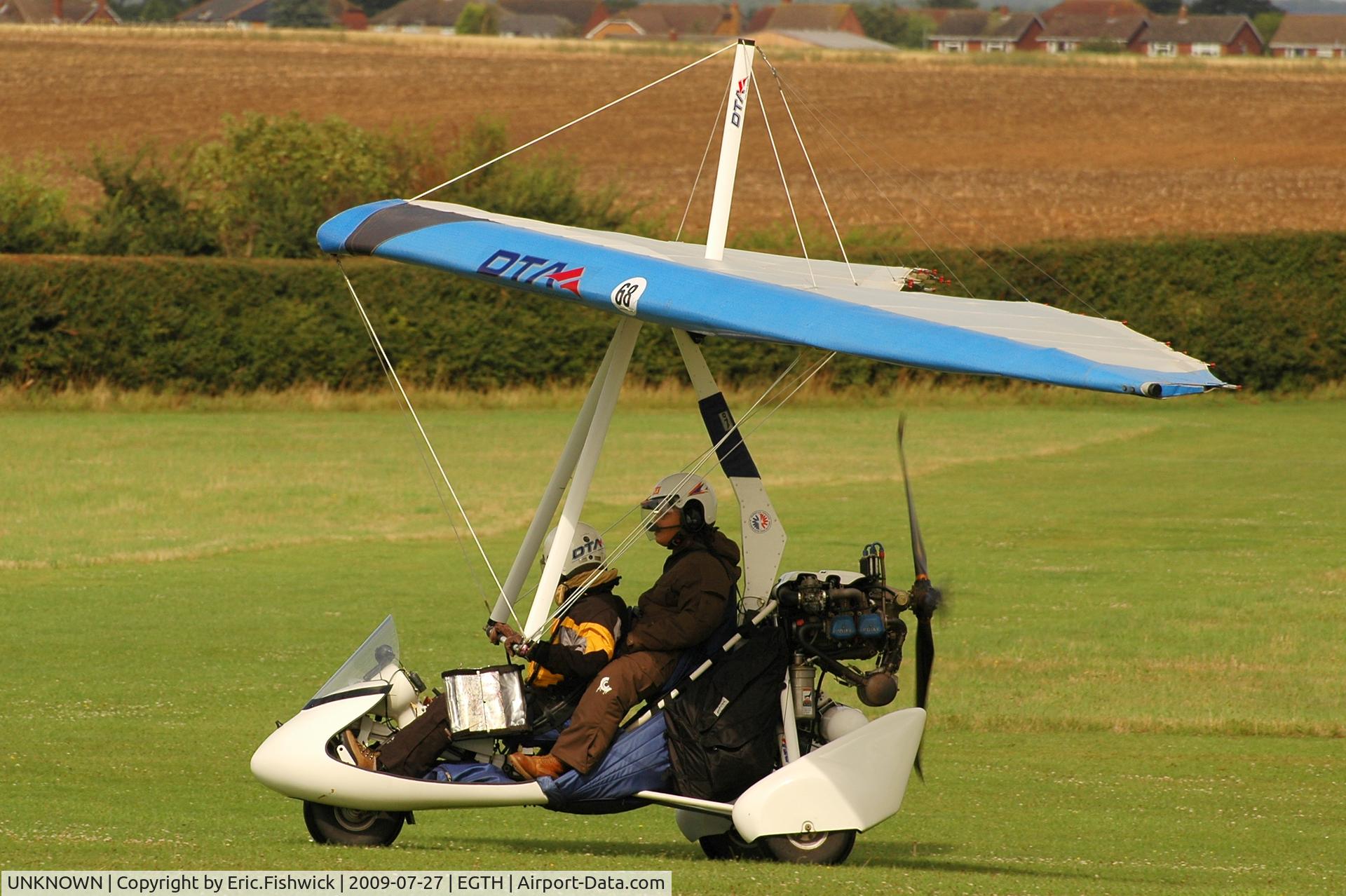 UNKNOWN, Miscellaneous Various C/N unknown, No.68 - DTA - Tour de France ULM 2009 - Anniversaire Louis Bleriot