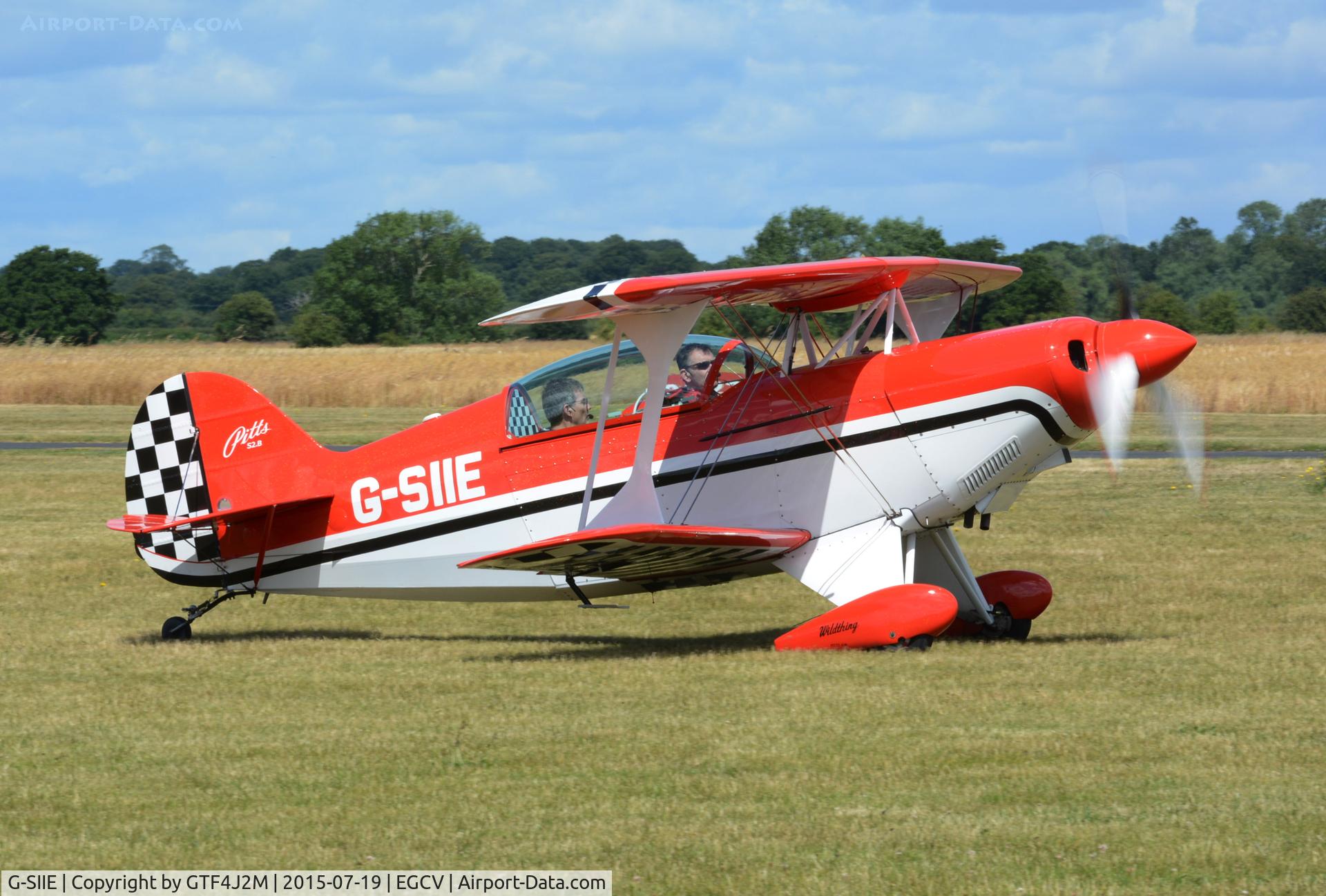 G-SIIE, 1984 Christen Pitts S-2B Special C/N 5057, G-SIIE at Sleap 19.7.15