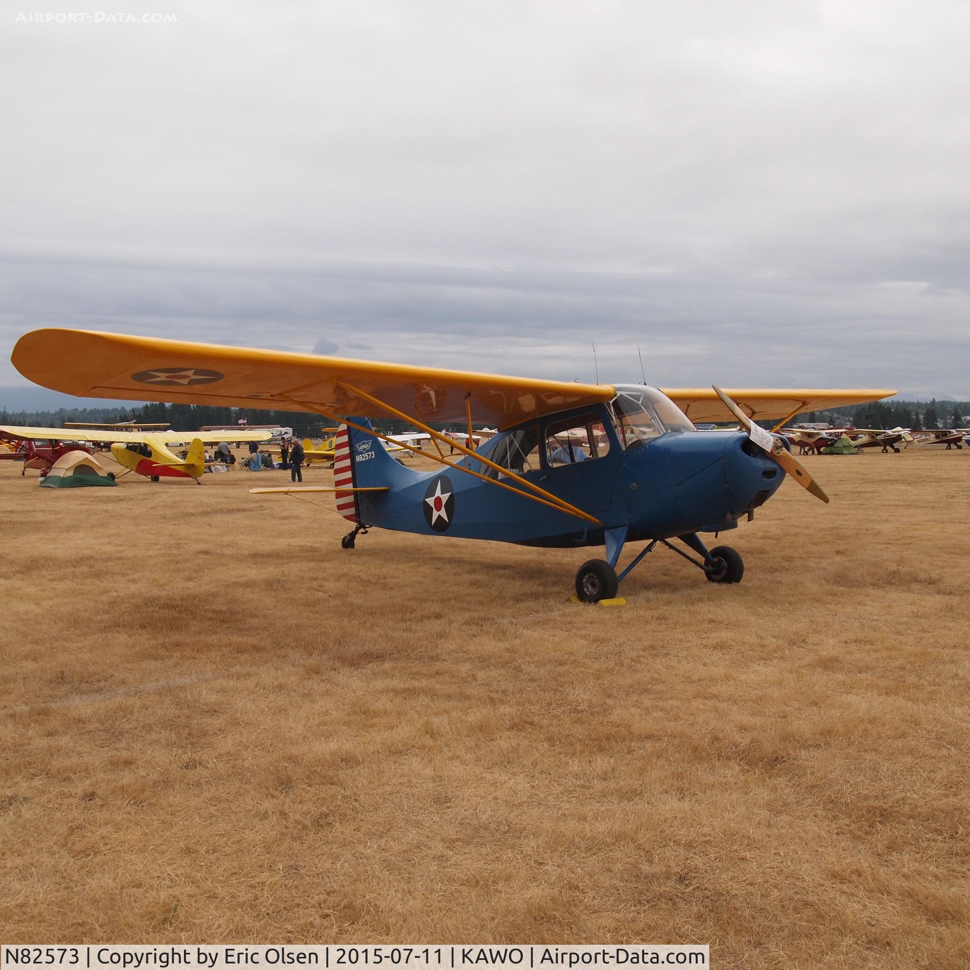 N82573, 1946 Aeronca 7AC Champion C/N 7AC-1210, 1946 Aeronca 7AC at the 2015 Arlington Fly-In.