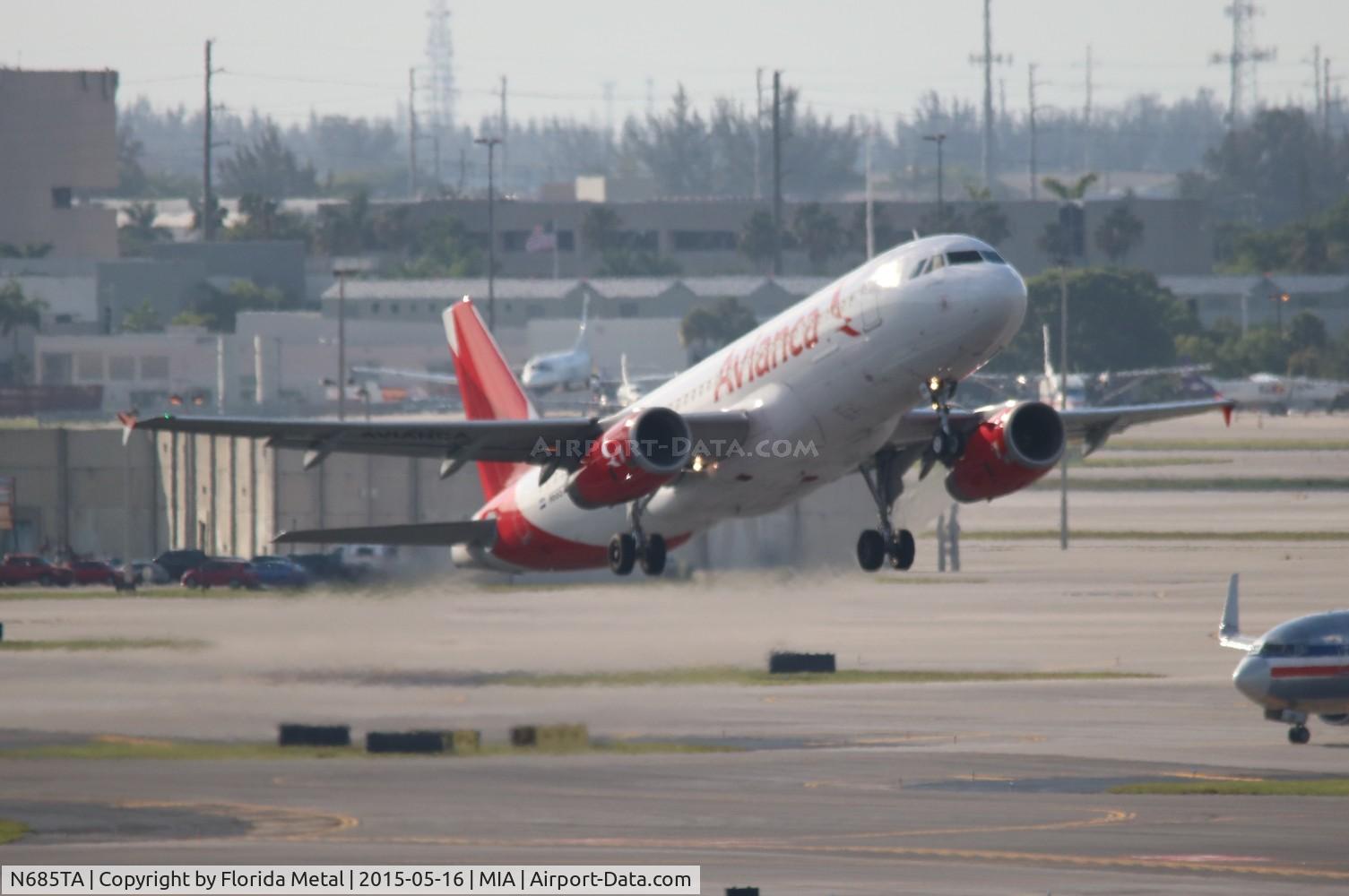 N685TA, 2012 Airbus A320-233 C/N 5068, Avianca