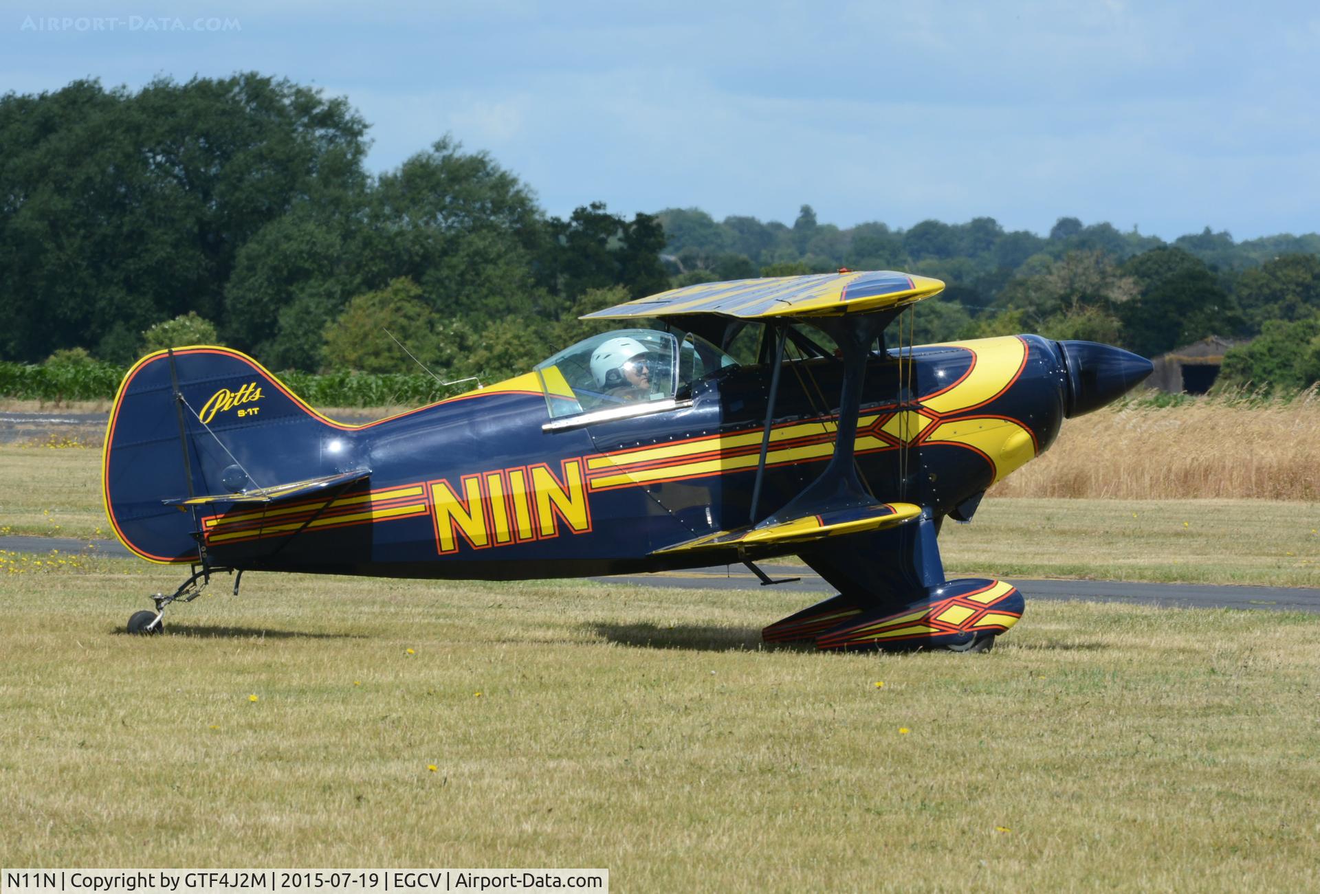 N11N, 1988 Pitts S-1T Special C/N 1051, N11N at Sleap 19.7.15
